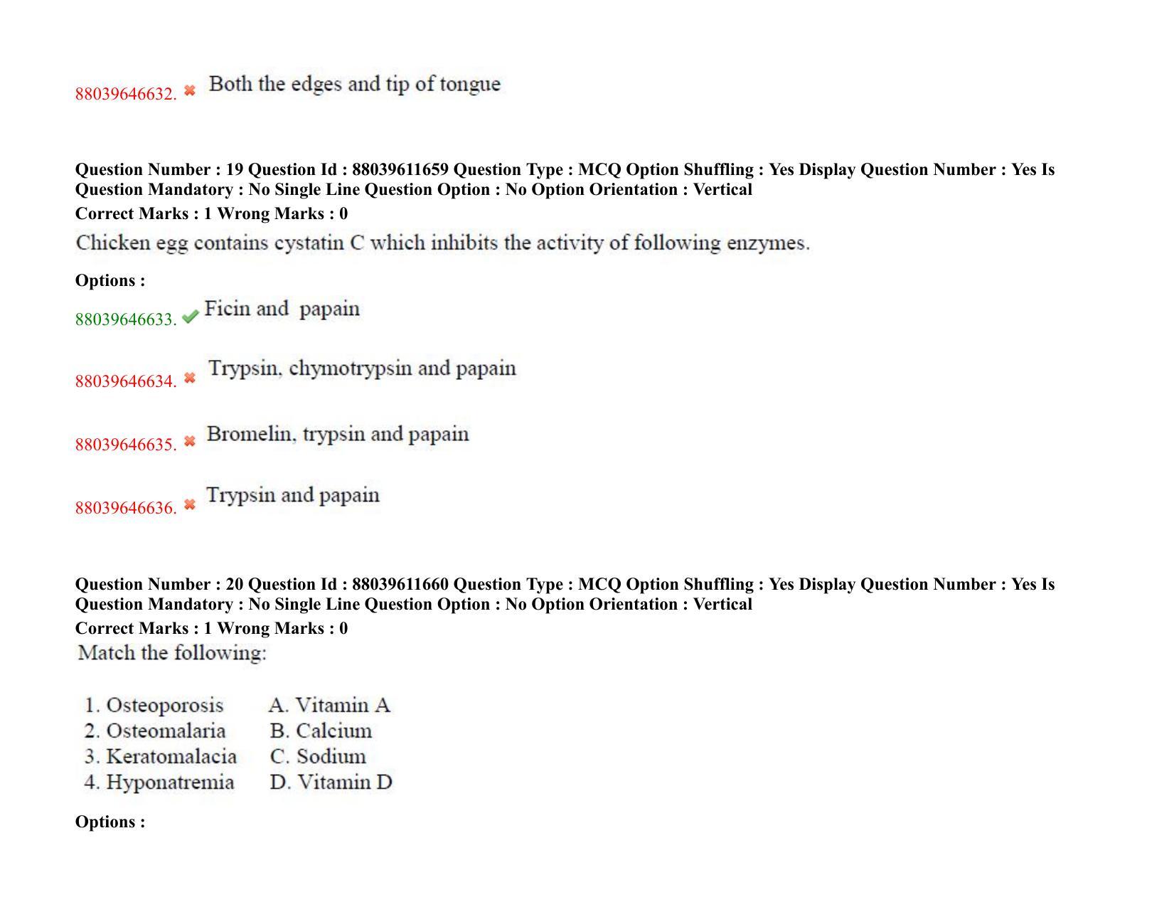 TS PGECET 2020: Food Technology Question Papers - Page 13