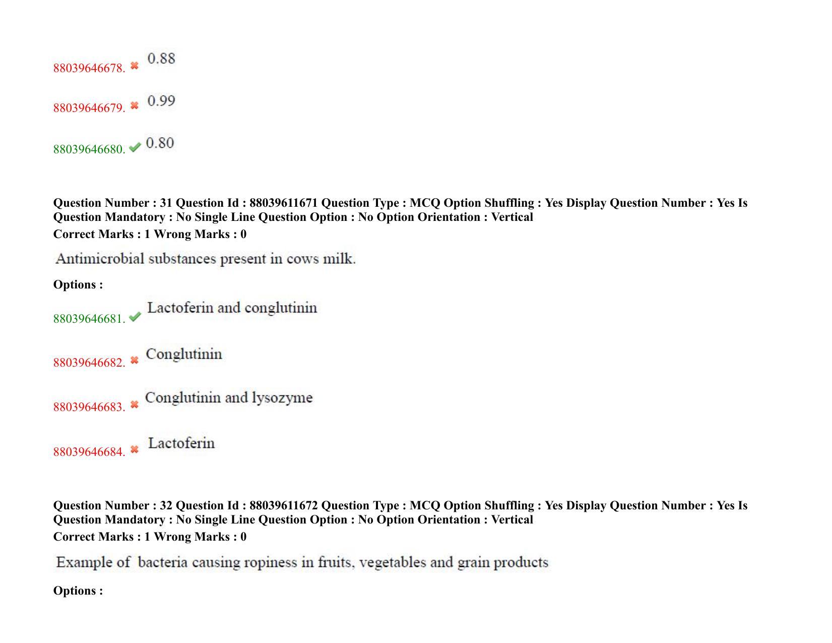 TS PGECET 2020: Food Technology Question Papers - Page 19