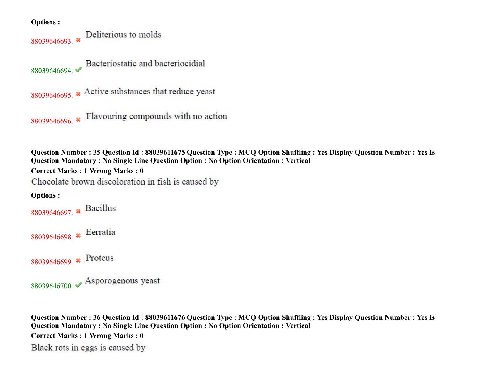 TS PGECET 2020: Food Technology Question Papers - Page 21