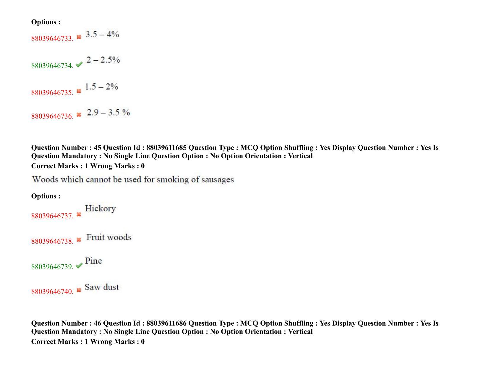 TS PGECET 2020: Food Technology Question Papers - Page 26