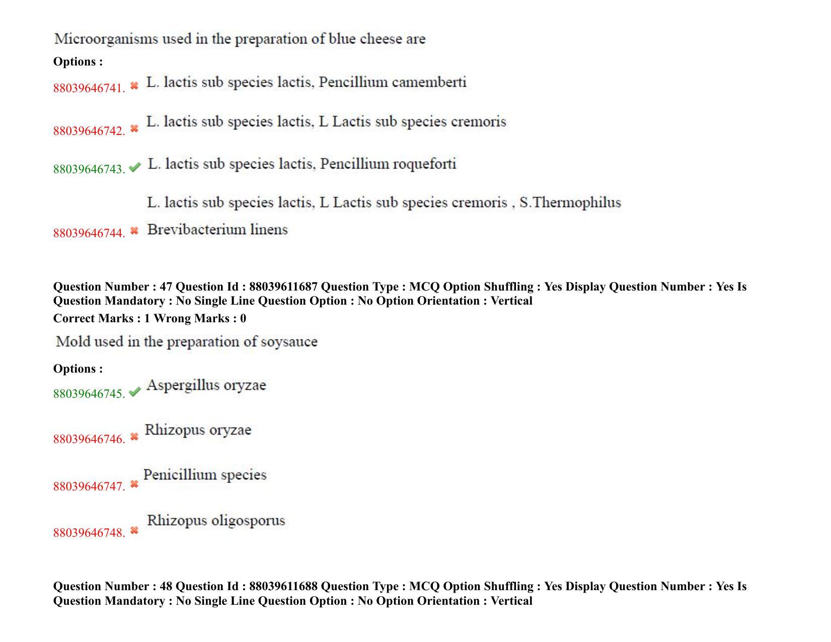 TS PGECET 2020: Food Technology Question Papers - Page 27