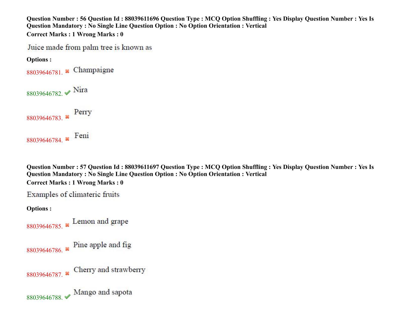 TS PGECET 2020: Food Technology Question Papers - Page 32