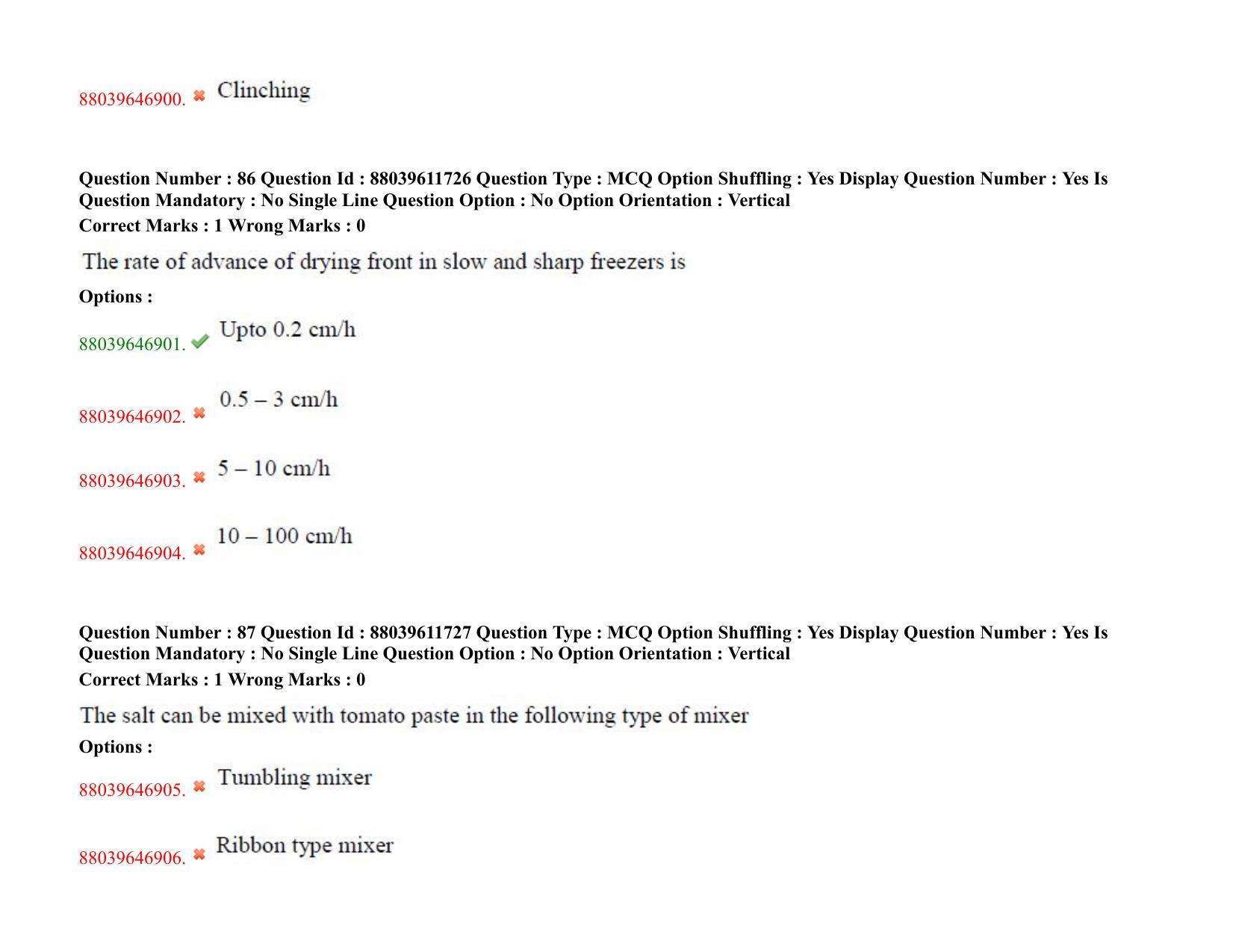 TS PGECET 2020: Food Technology Question Papers - Page 48