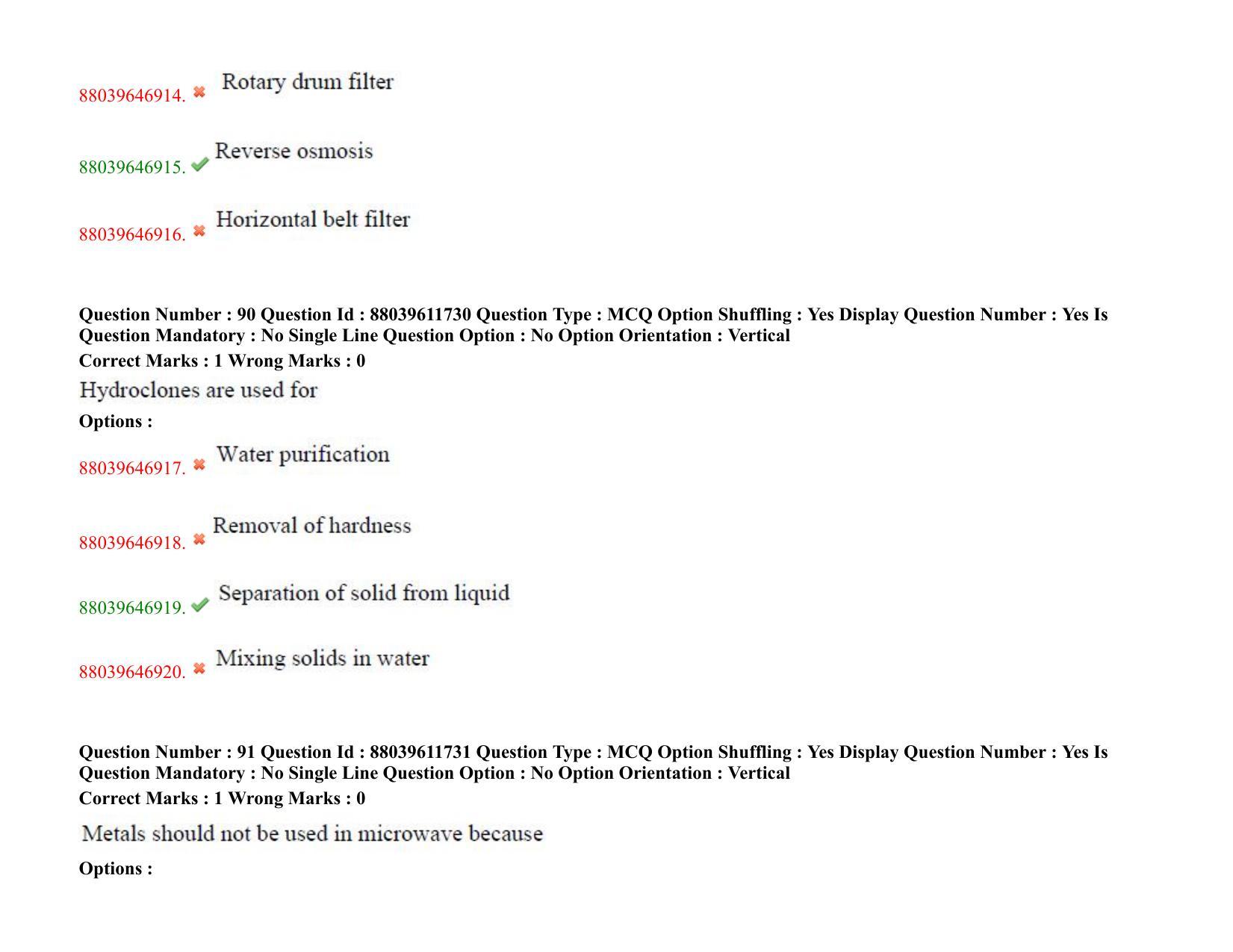 TS PGECET 2020: Food Technology Question Papers - Page 50
