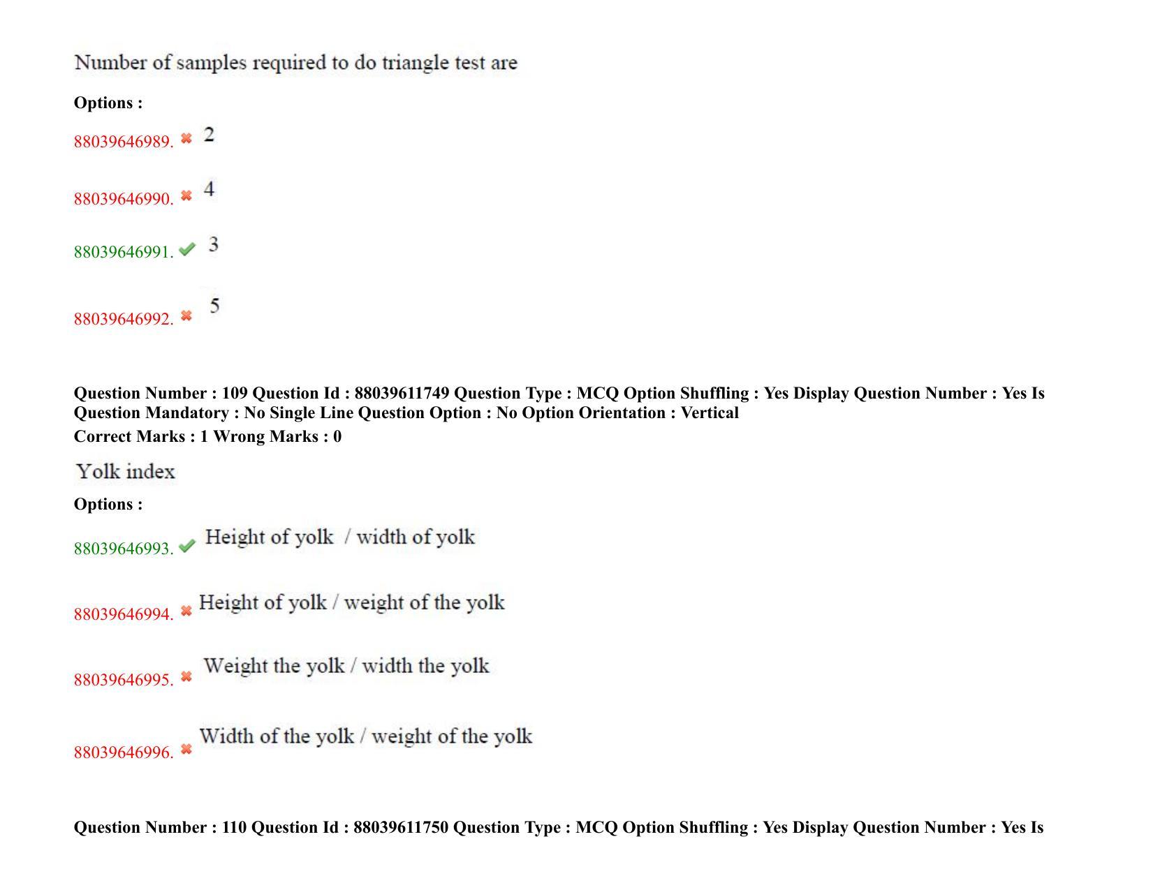 TS PGECET 2020: Food Technology Question Papers - Page 61