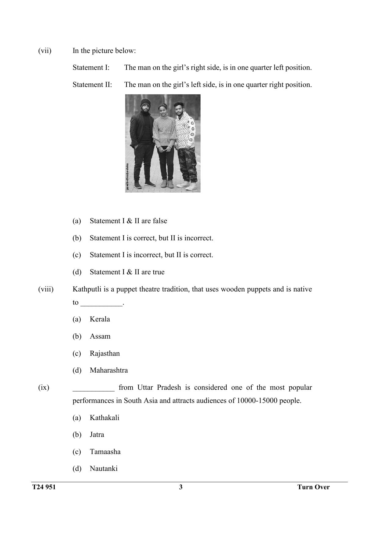ICSE Class 10 DRAMA 2024 Question Paper - Page 3