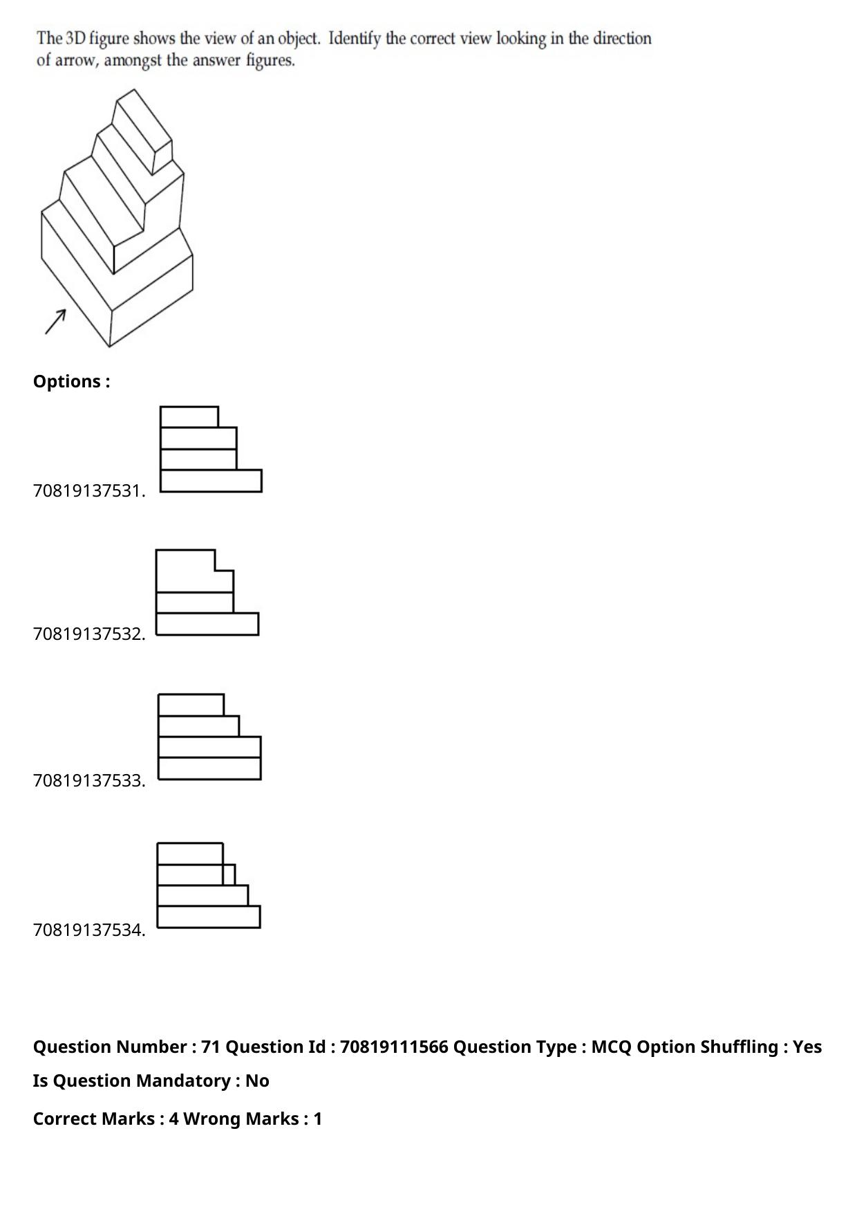 JEE Mains 2021: B.Arch English (Shift 2) 23-02-2021 Question Paper - Page 94