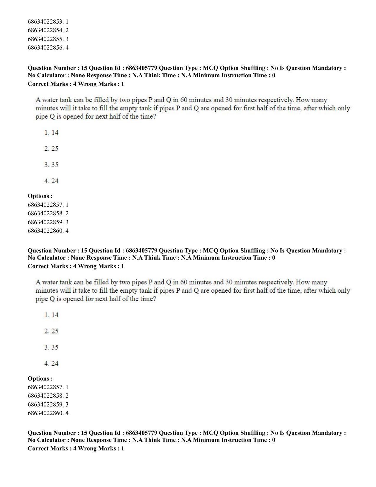 CUET PG 2023: LAQP10 – French (Eng.) - Shift 3 (05-06-2023) Question Paper - Page 23