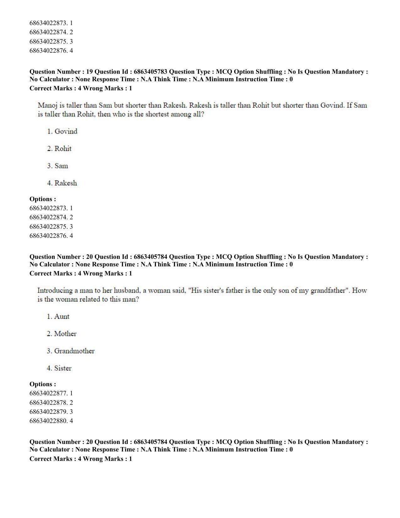 CUET PG 2023: LAQP10 – French (Eng.) - Shift 3 (05-06-2023) Question Paper - Page 29