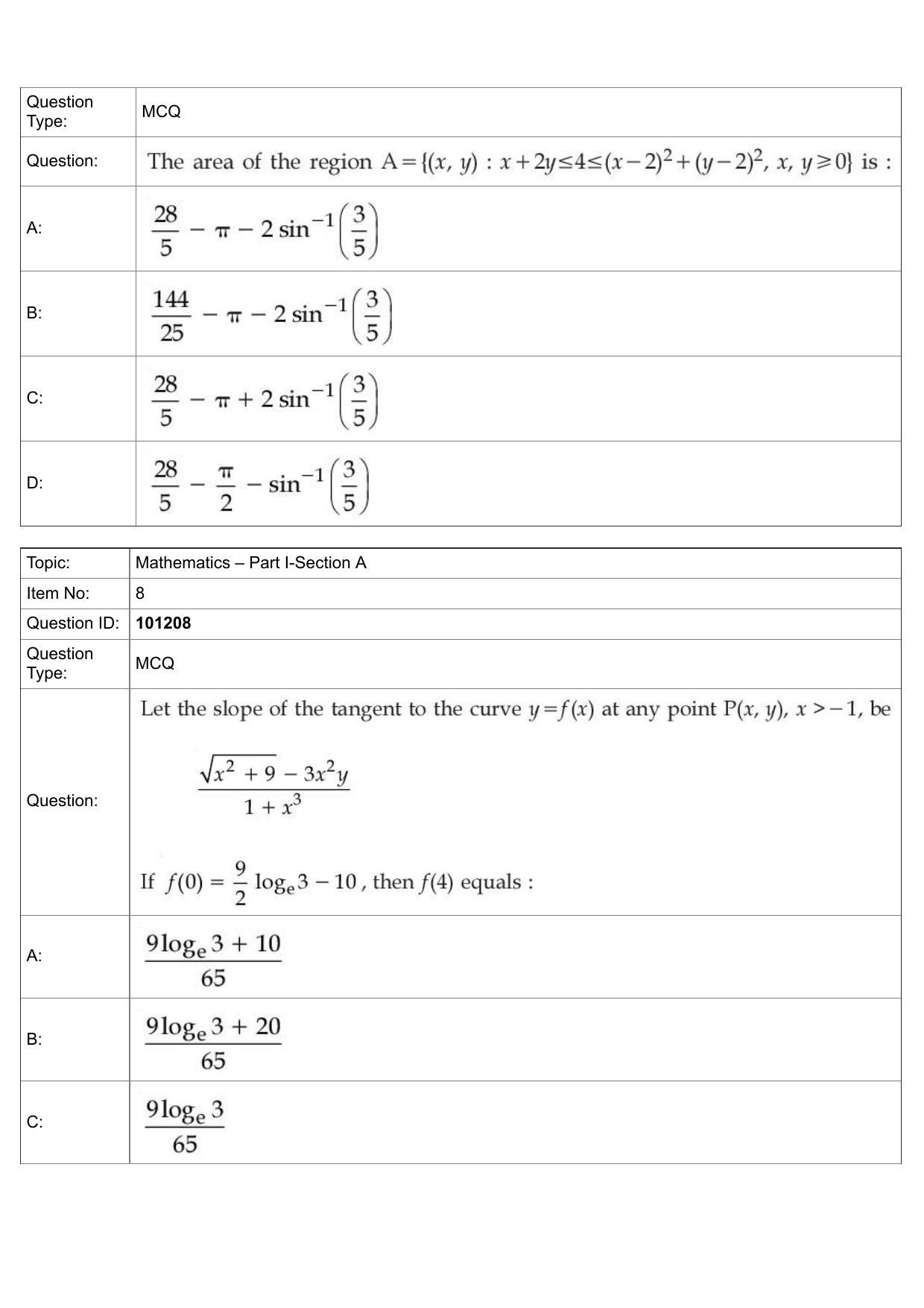 JEE Mains 2022: B Planning English (Shift 1) 30-07-2022 Question Paper - Page 4