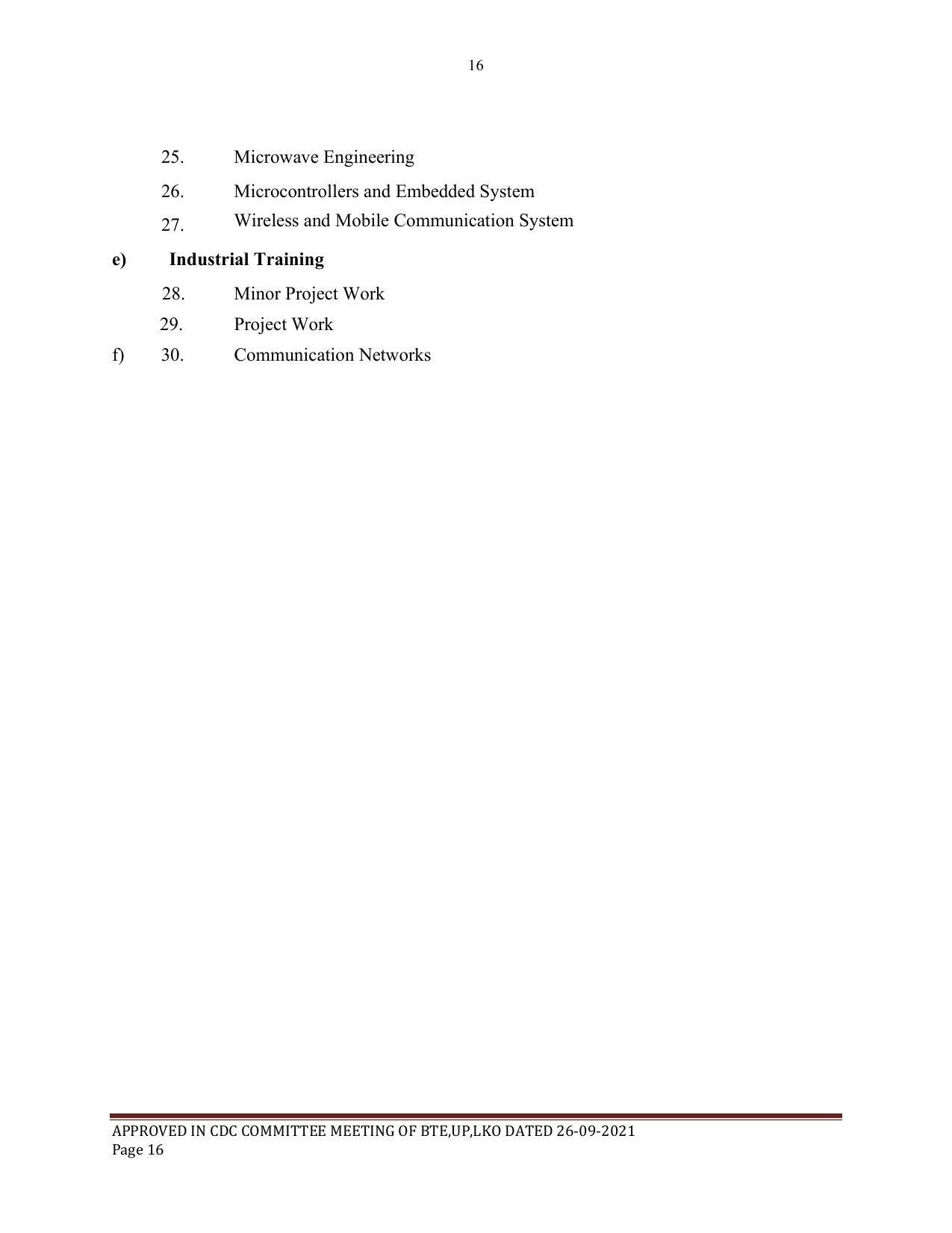 SYLLABUS FOR SEMESTER SYSTEM EFFECTIVE FROM (2021-2022) - ELECTRONICS & COMMUNICATION ENGINEERING - Page 16