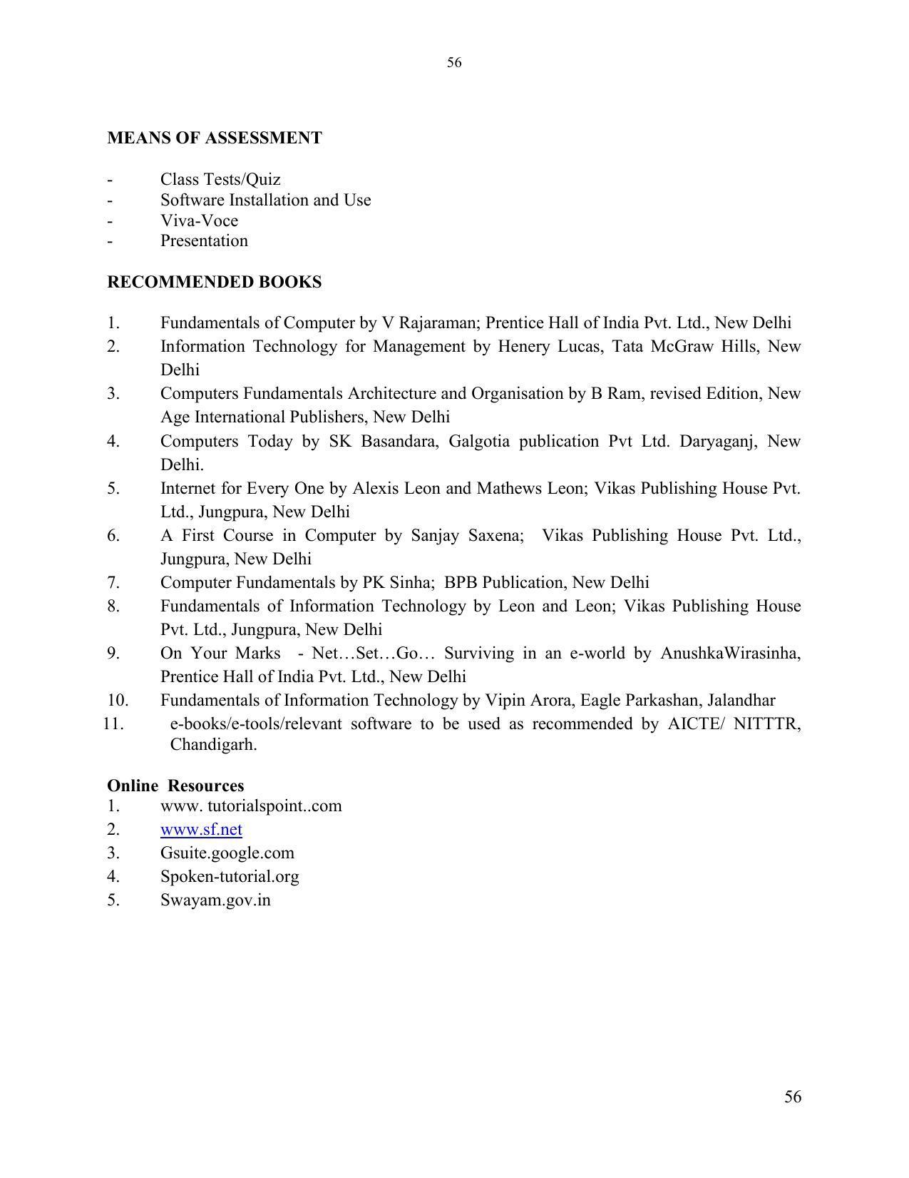 SYLLABUS FOR SEMESTER SYSTEM EFFECTIVE FROM (2021-2022) - ELECTRONICS & COMMUNICATION ENGINEERING - Page 63