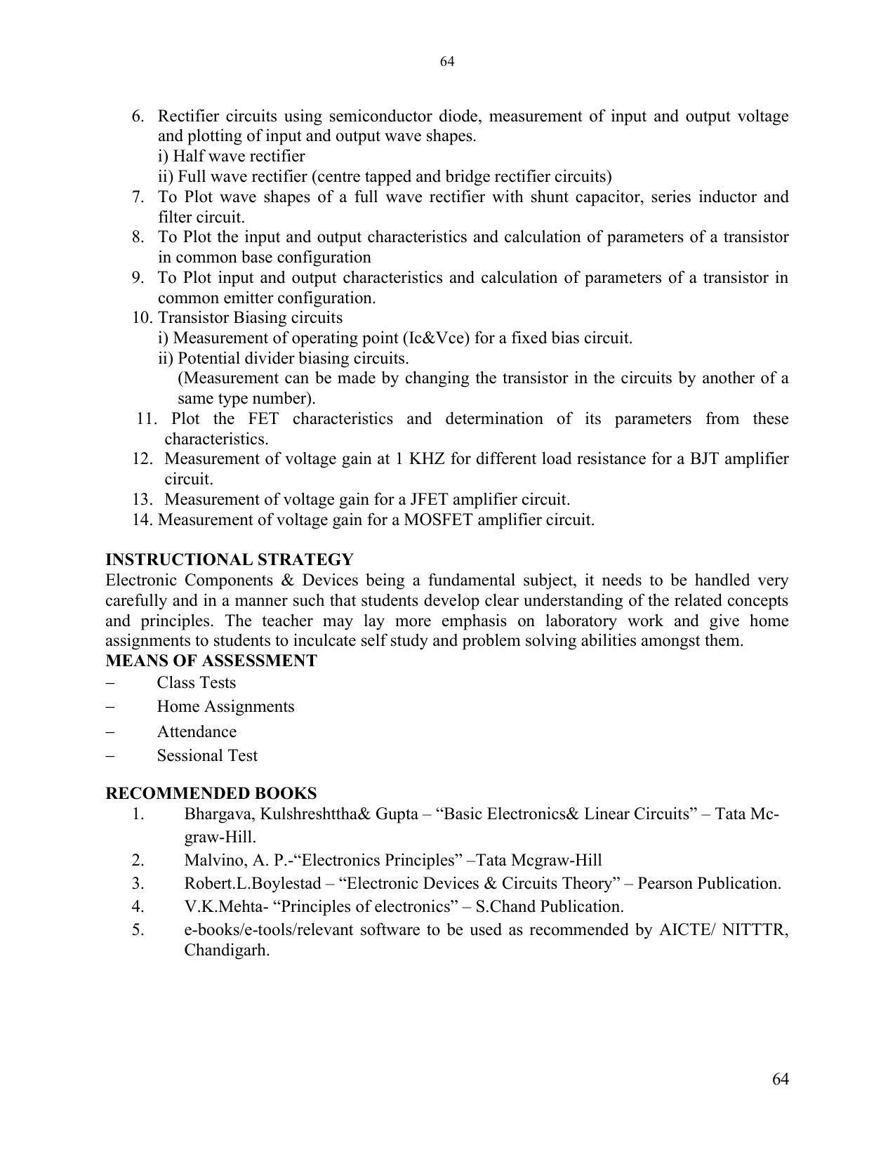 SYLLABUS FOR SEMESTER SYSTEM EFFECTIVE FROM (2021-2022) - ELECTRONICS & COMMUNICATION ENGINEERING - Page 71