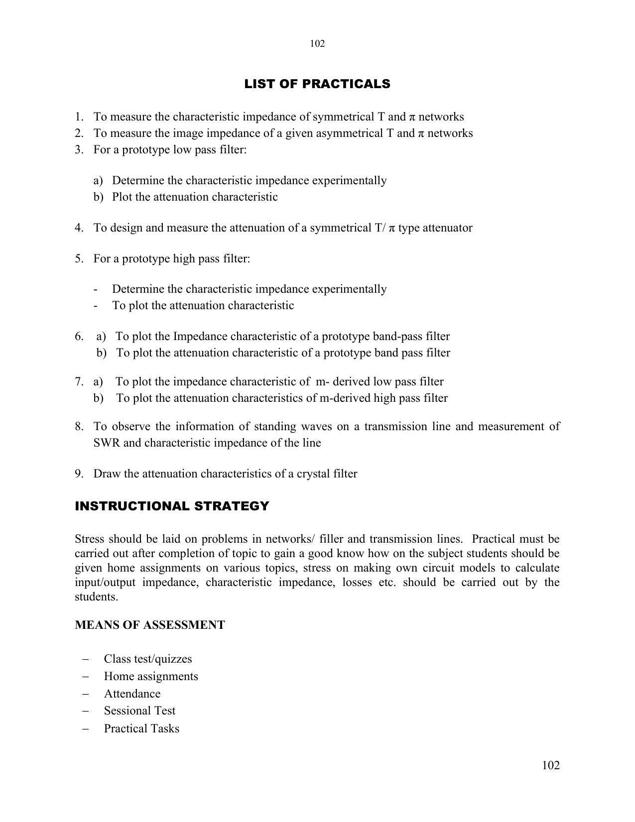 SYLLABUS FOR SEMESTER SYSTEM EFFECTIVE FROM (2021-2022) - ELECTRONICS & COMMUNICATION ENGINEERING - Page 109