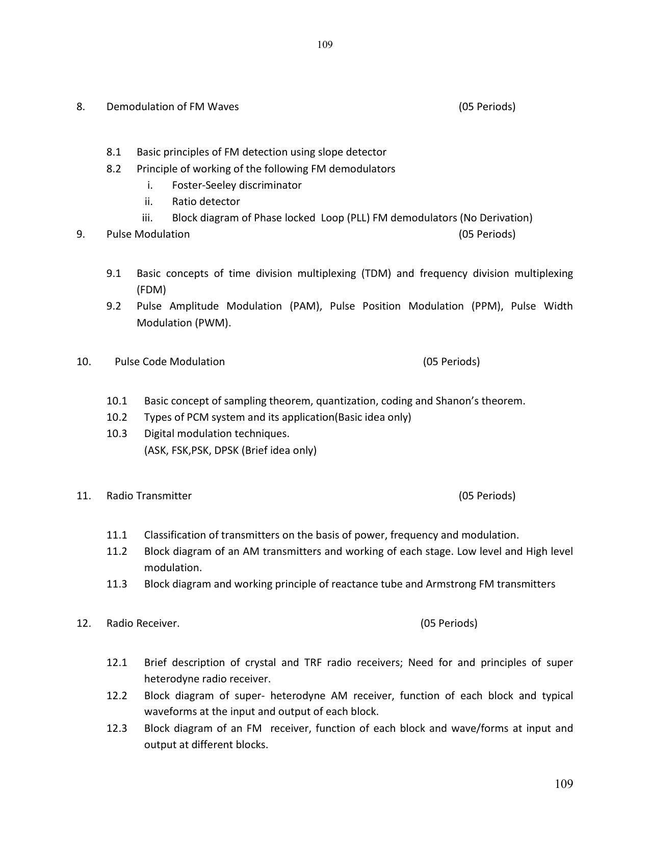 SYLLABUS FOR SEMESTER SYSTEM EFFECTIVE FROM (2021-2022) - ELECTRONICS & COMMUNICATION ENGINEERING - Page 116