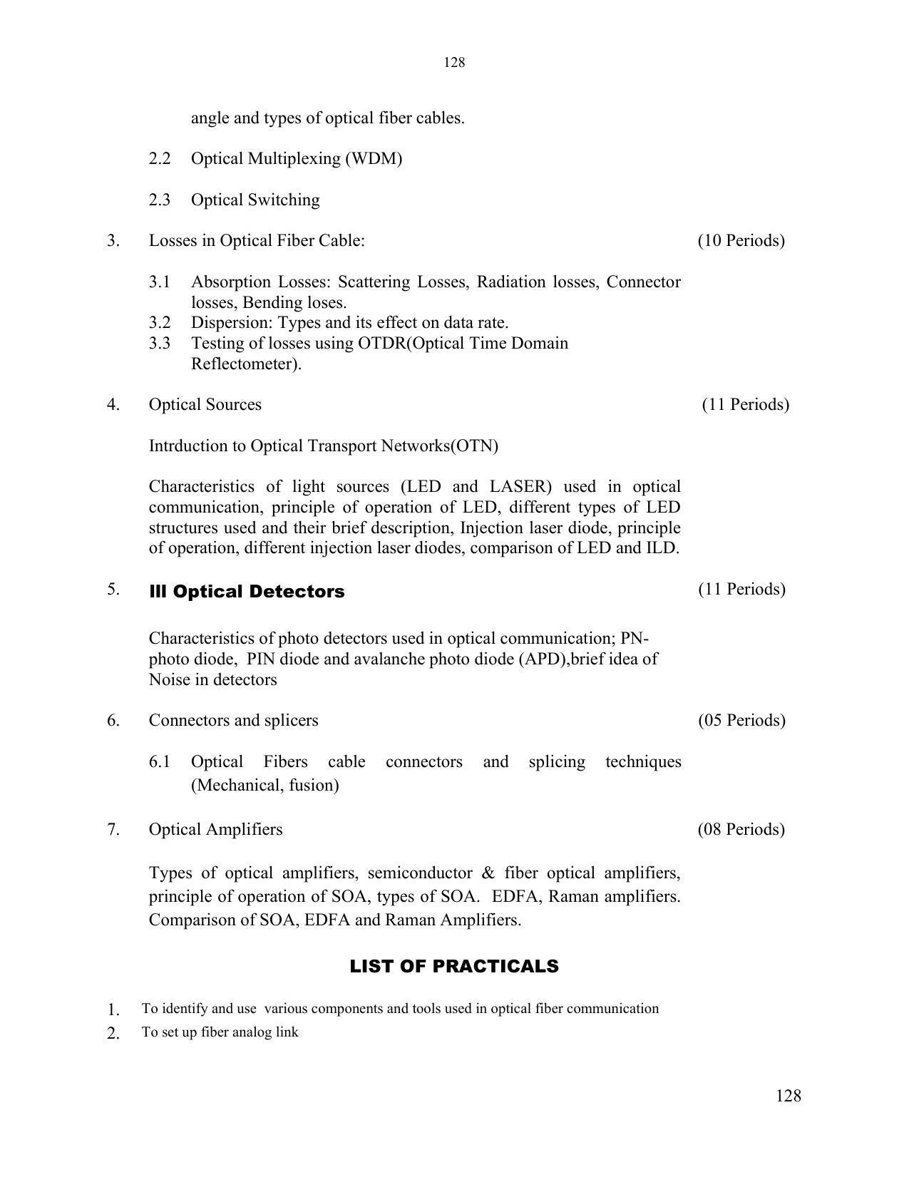 SYLLABUS FOR SEMESTER SYSTEM EFFECTIVE FROM (2021-2022) - ELECTRONICS & COMMUNICATION ENGINEERING - Page 135