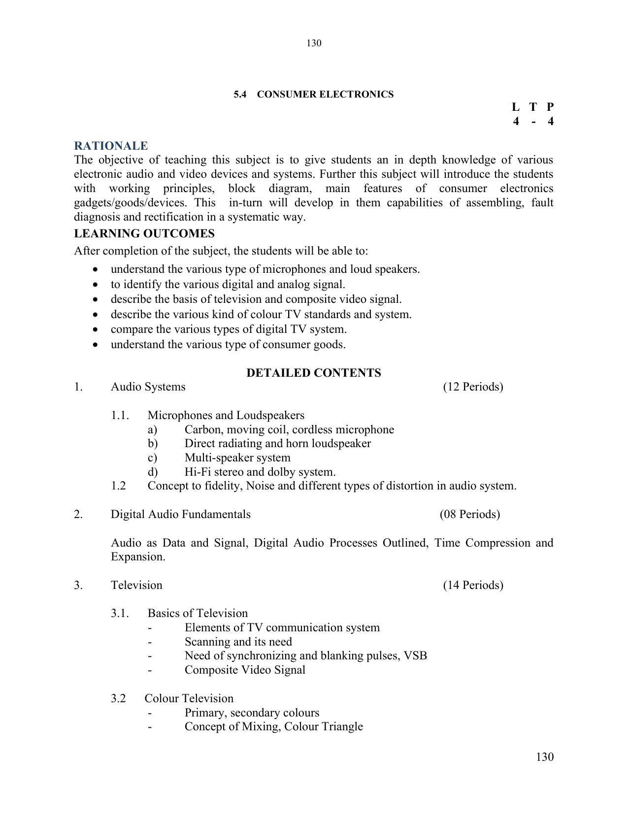 SYLLABUS FOR SEMESTER SYSTEM EFFECTIVE FROM (2021-2022) - ELECTRONICS & COMMUNICATION ENGINEERING - Page 137
