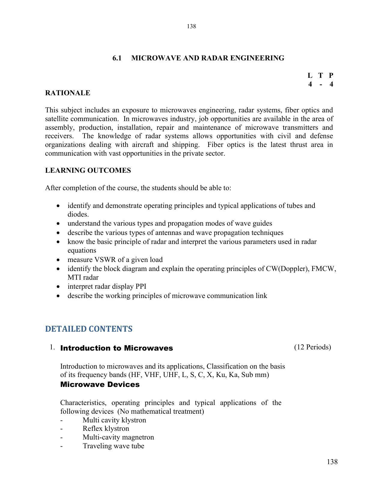 SYLLABUS FOR SEMESTER SYSTEM EFFECTIVE FROM (2021-2022) - ELECTRONICS & COMMUNICATION ENGINEERING - Page 145