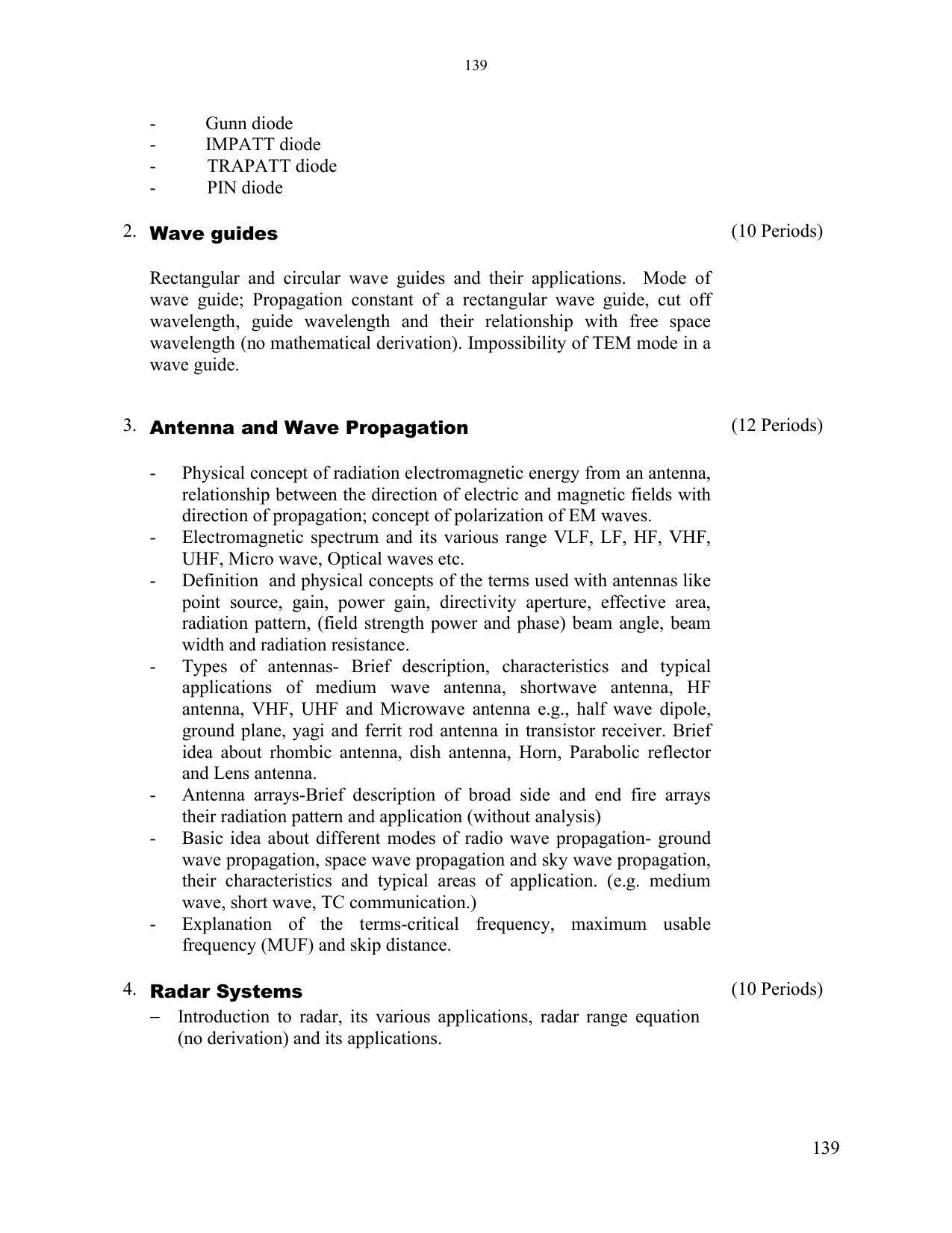 SYLLABUS FOR SEMESTER SYSTEM EFFECTIVE FROM (2021-2022) - ELECTRONICS & COMMUNICATION ENGINEERING - Page 146
