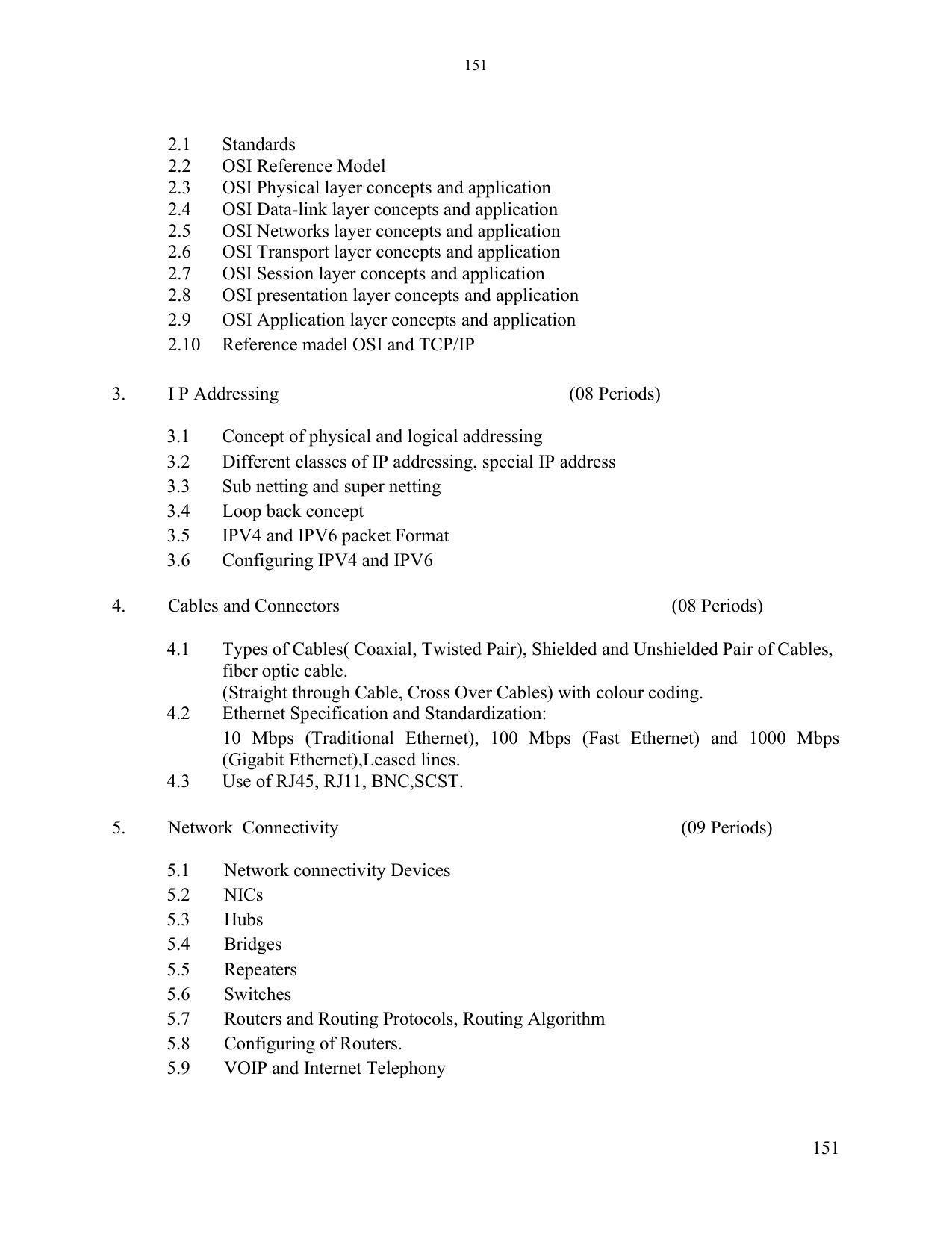 SYLLABUS FOR SEMESTER SYSTEM EFFECTIVE FROM (2021-2022) - ELECTRONICS & COMMUNICATION ENGINEERING - Page 158