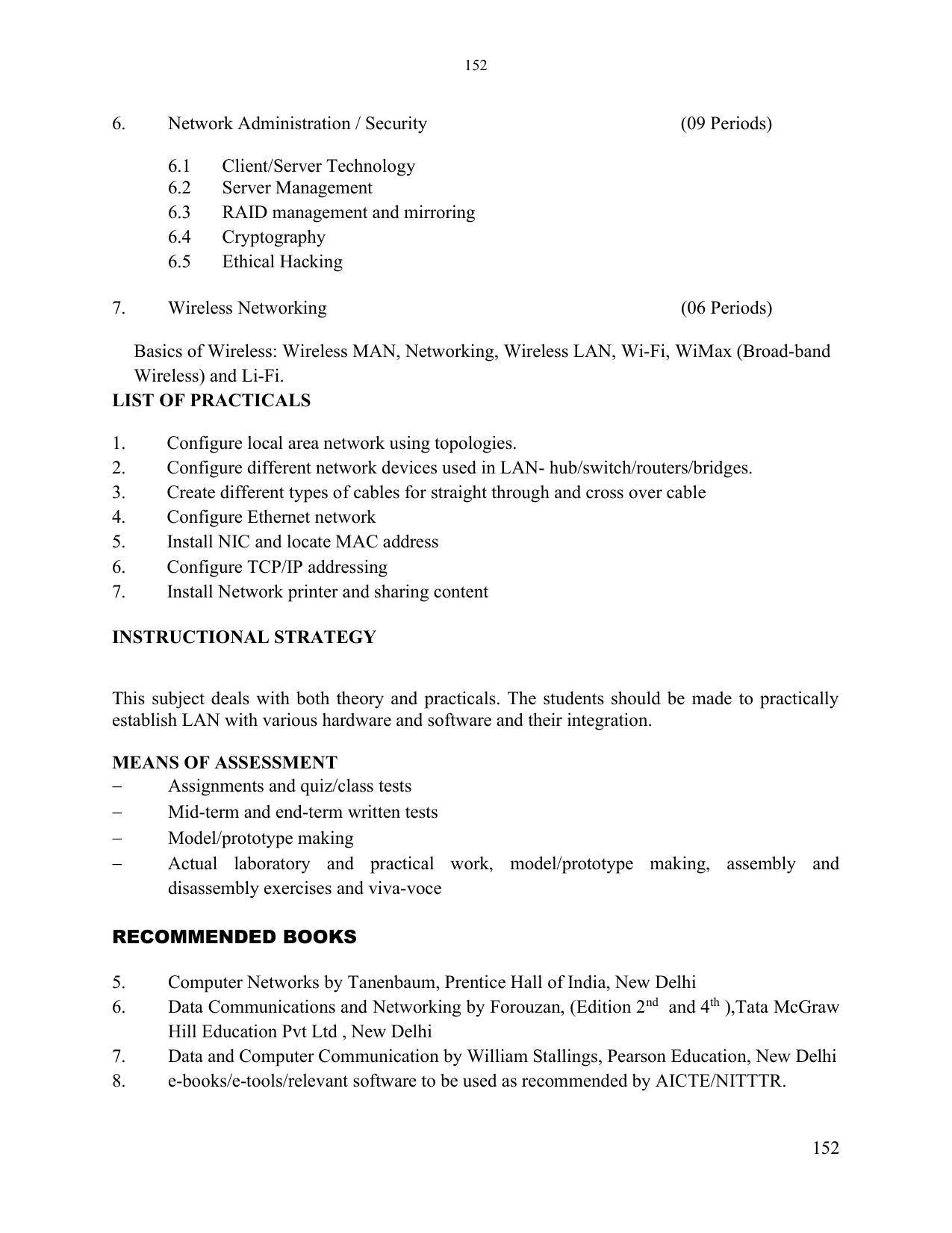SYLLABUS FOR SEMESTER SYSTEM EFFECTIVE FROM (2021-2022) - ELECTRONICS & COMMUNICATION ENGINEERING - Page 159