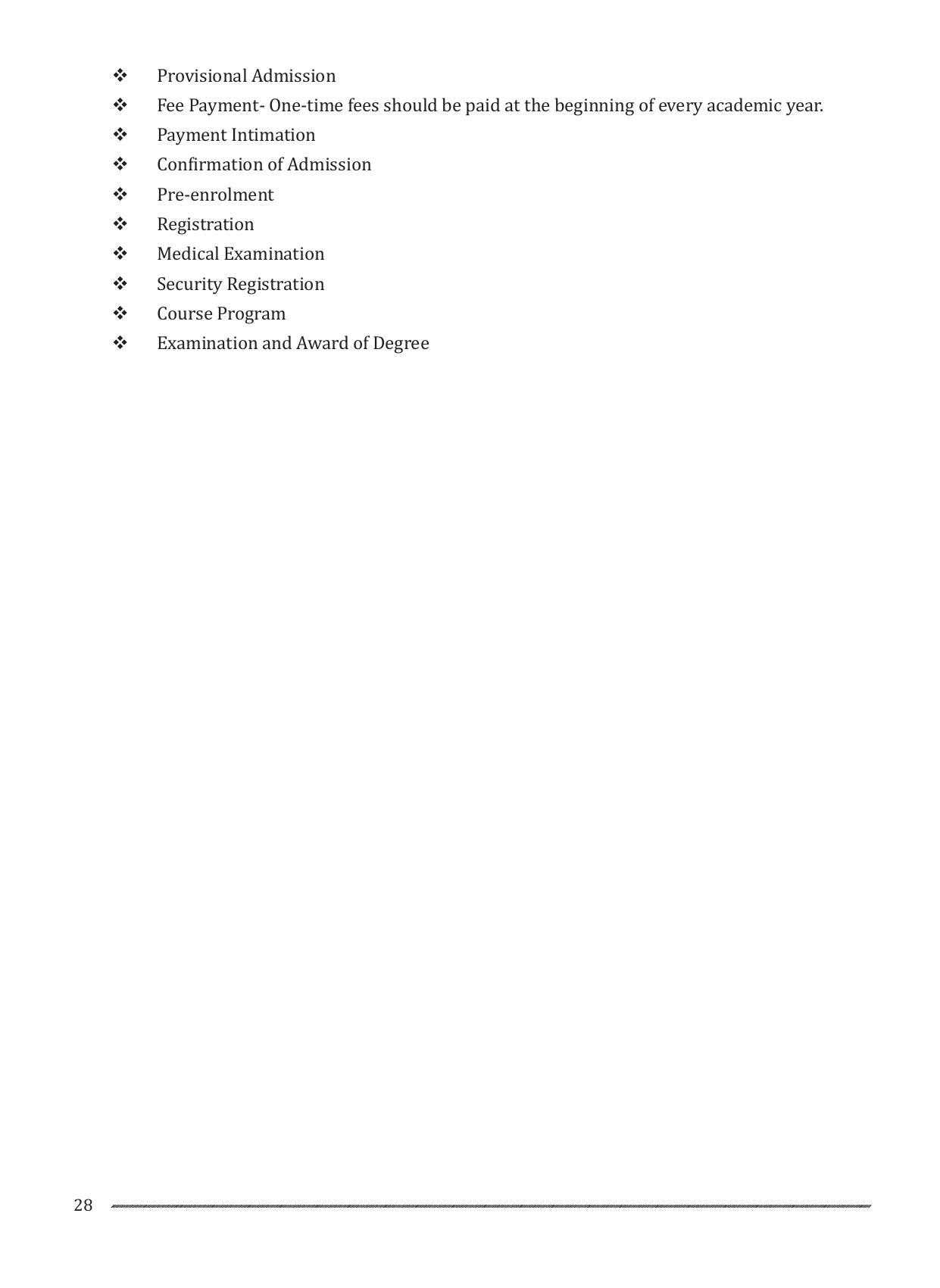 Shivaji University, Kolhapur M.Phil & Ph.D 2021-22 Prospectus - Page 30