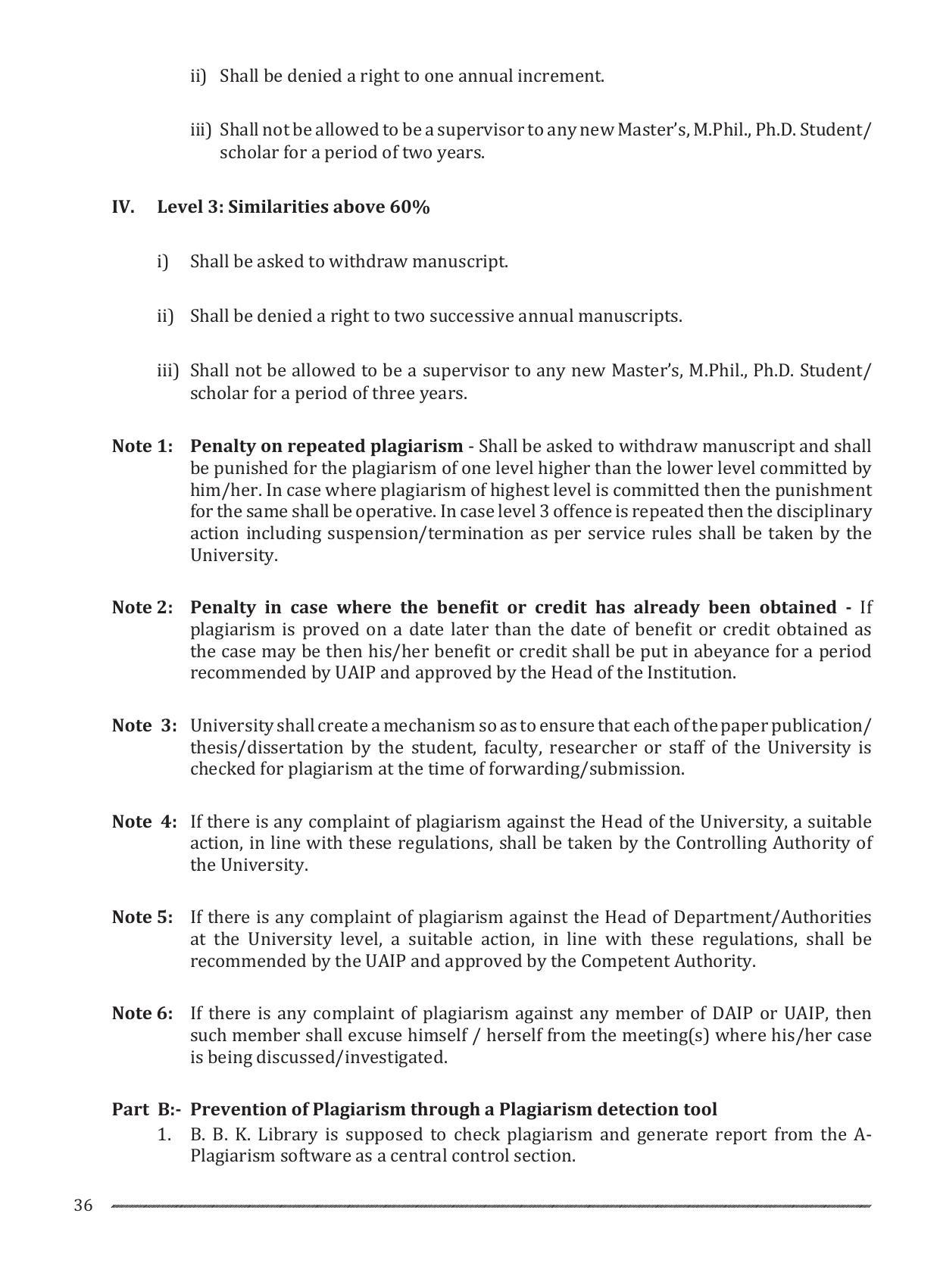 Shivaji University, Kolhapur M.Phil & Ph.D 2021-22 Prospectus - Page 38
