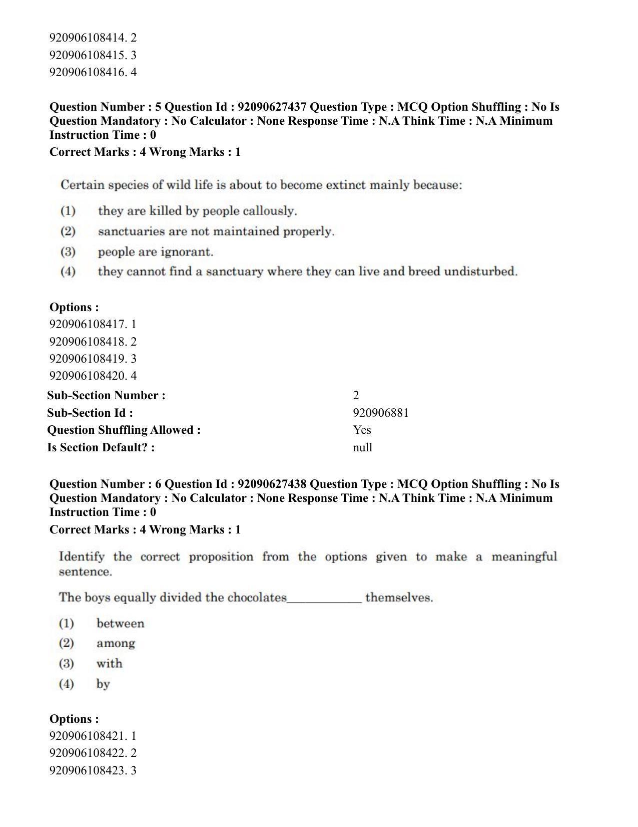 CUET PG 2023: LAQP34 – Russian (Eng) - Shift 3 (26-06-2023) Question Paper - Page 10