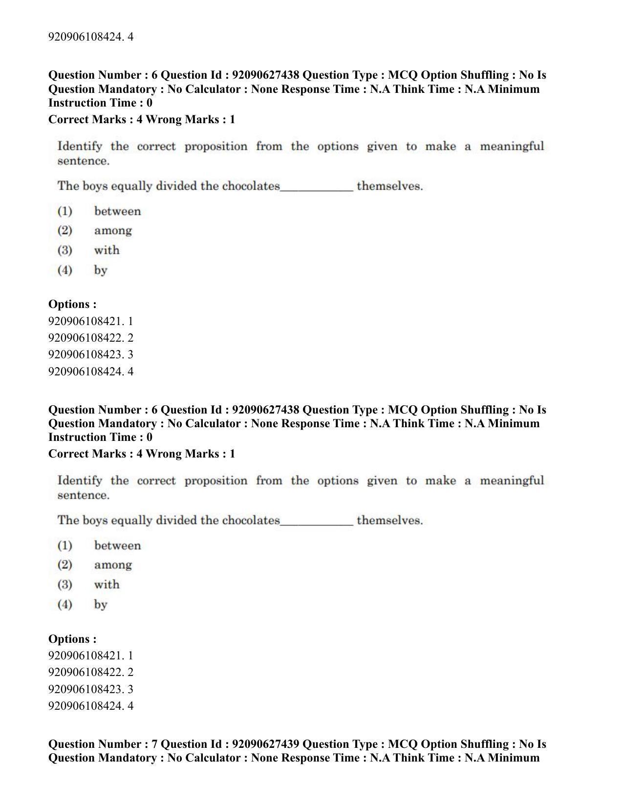 CUET PG 2023: LAQP34 – Russian (Eng) - Shift 3 (26-06-2023) Question Paper - Page 11
