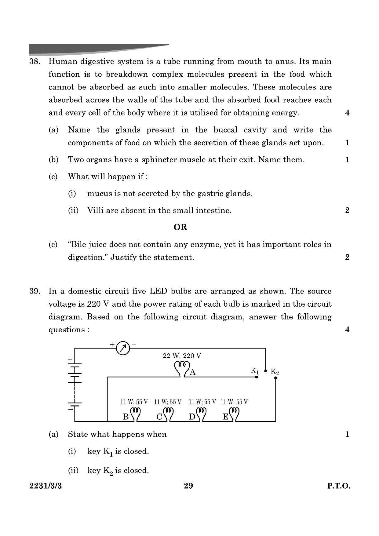 CBSE Class 10 31-3-3 Science 2024 Question Paper - Page 29