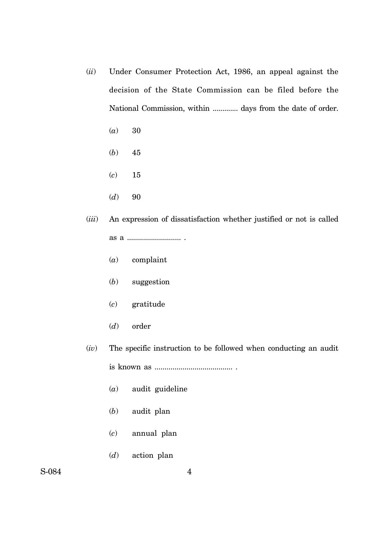 Goa Board Class 10 Banking Financial Services Insurance Bfsi  (June 2019) Question Paper - Page 4