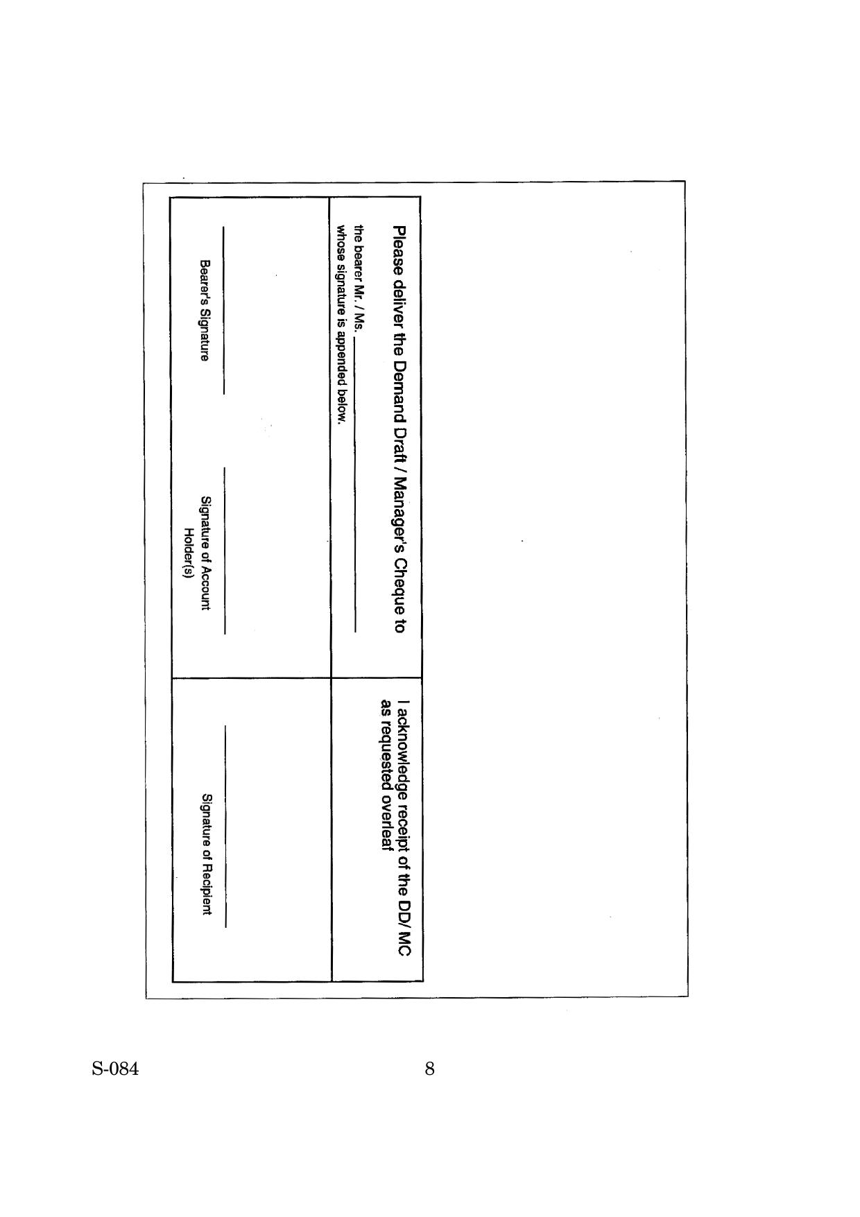 Goa Board Class 10 Banking Financial Services Insurance Bfsi  (June 2019) Question Paper - Page 8