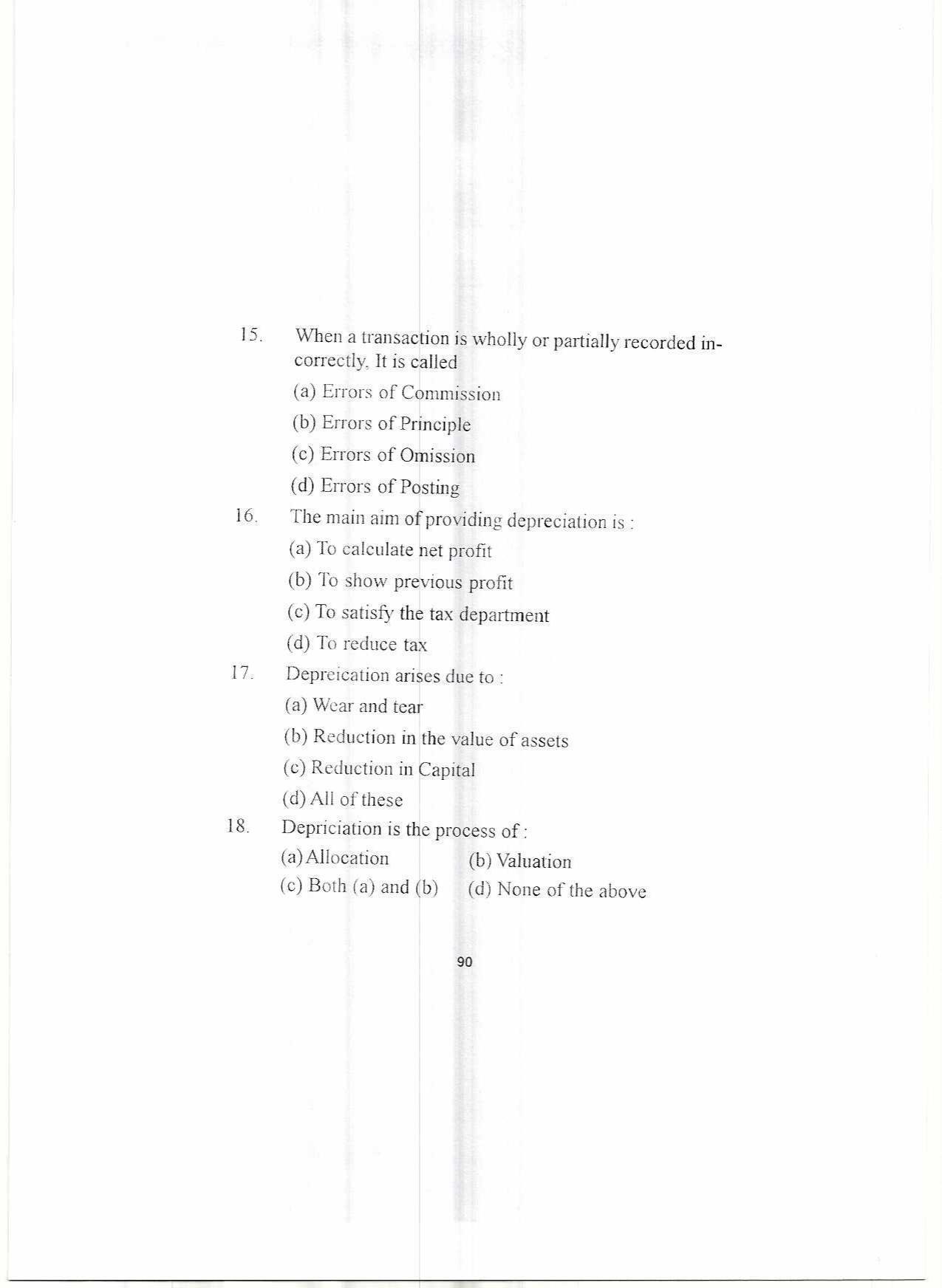 HP Board Class 10 Accountancy Model Paper - Page 8