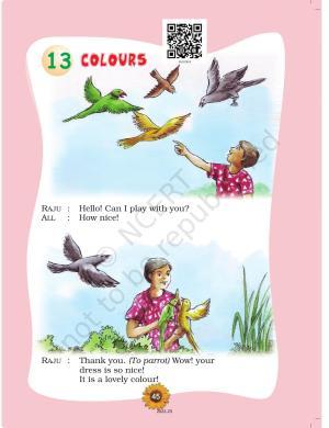 NCERT Book for Class 1 English (Raindrop):Unit 13-Colours