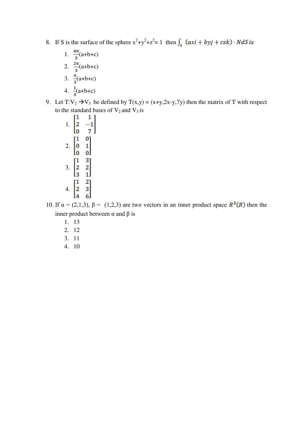 AP ECET MATHEMATICS Syllabus - Page 5