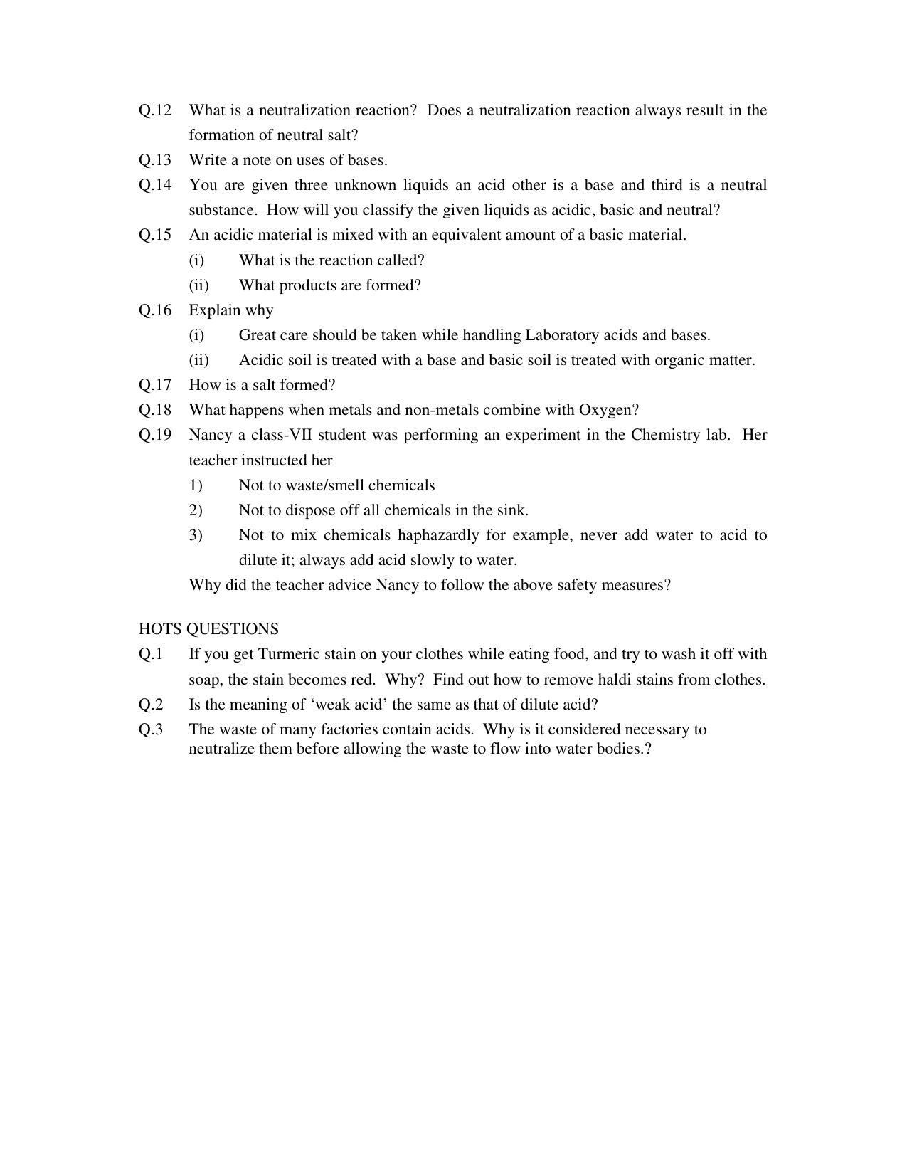 CBSE Worksheets for Class 7 Science Assignment 21 - Page 2
