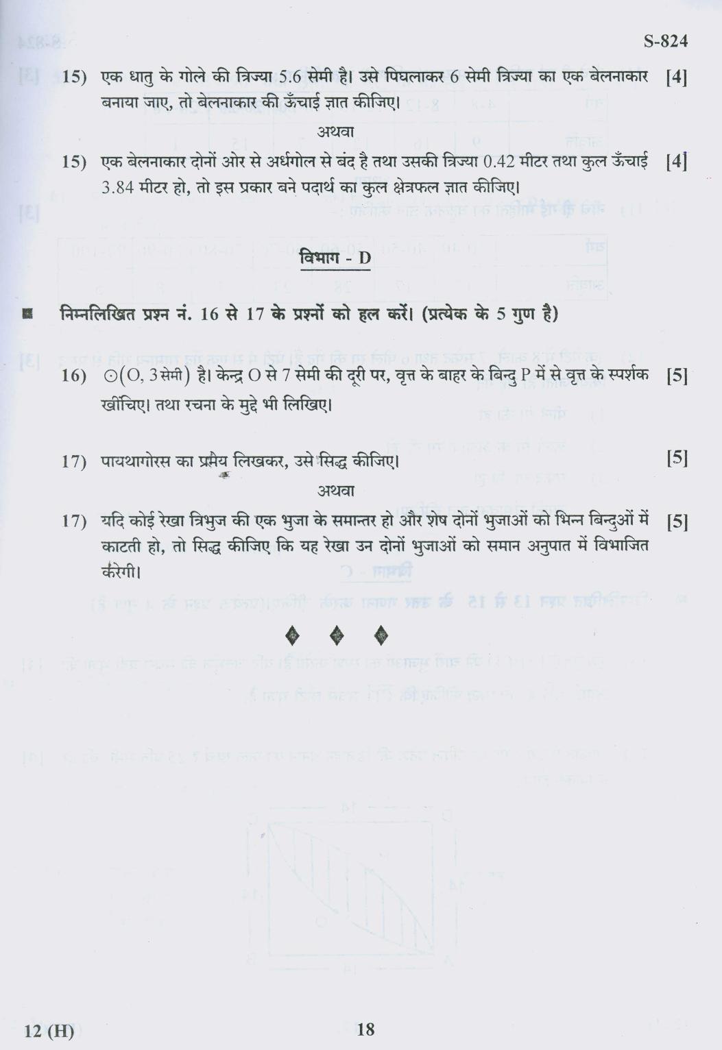 Gujarat Board Class 10th 12 HINDI 2019 Question Paper - Page 18
