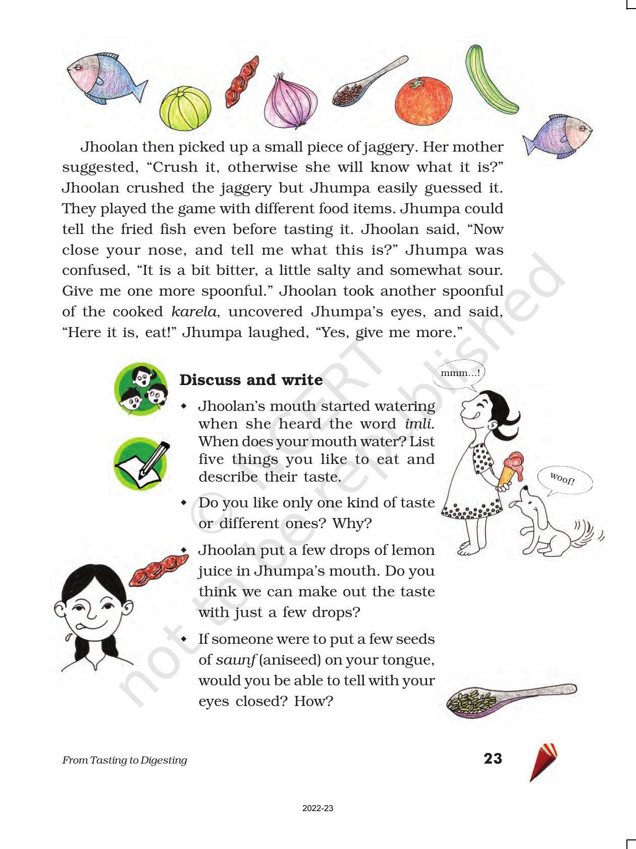 NCERT Book for Class 5 EVS Chapter 3 From Tasting to Digesting - Page 2