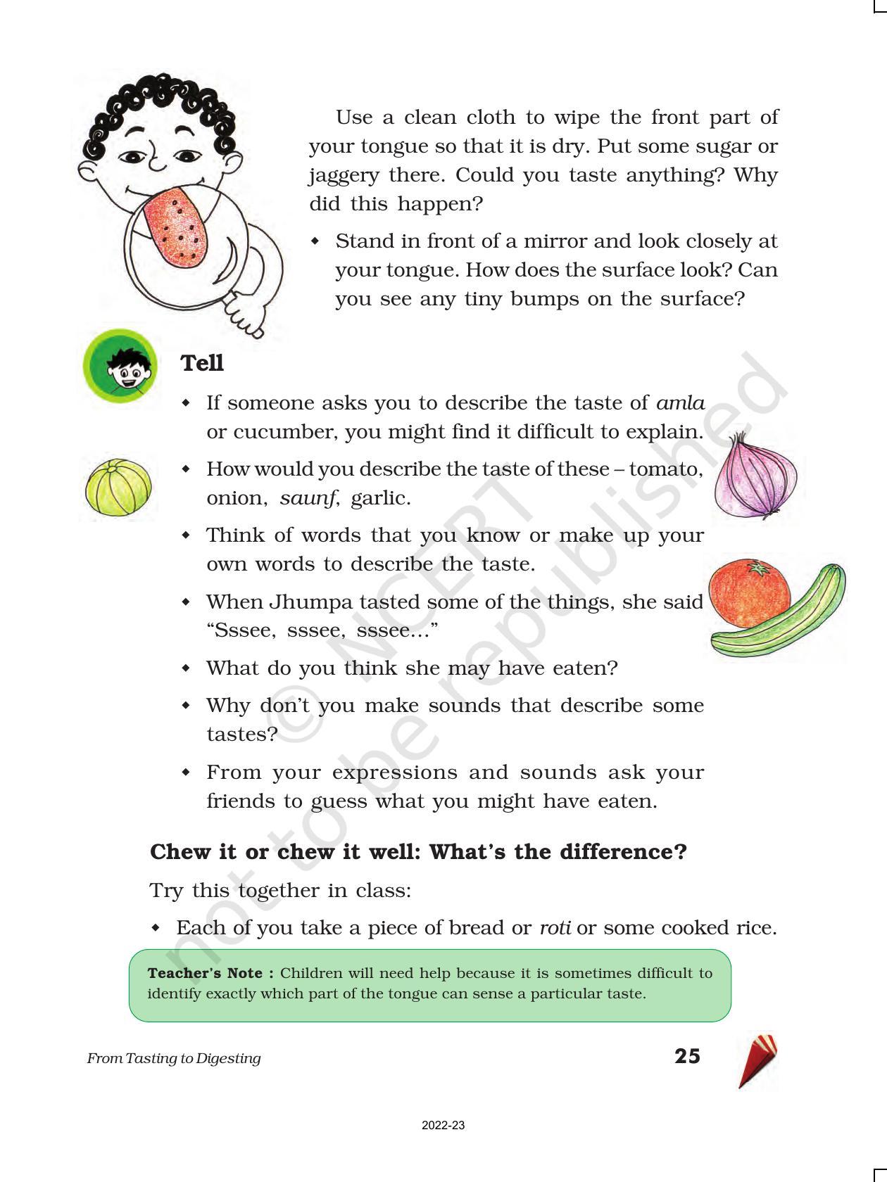 NCERT Book for Class 5 EVS Chapter 3 From Tasting to Digesting - Page 4