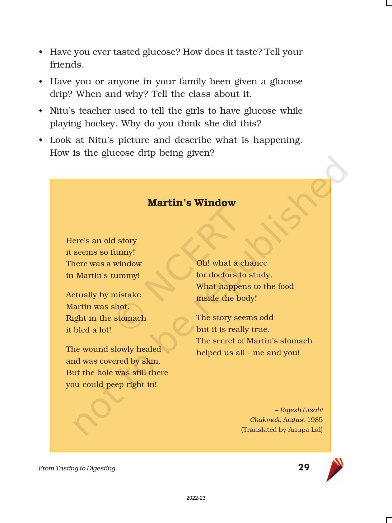 NCERT Book for Class 5 EVS Chapter 3 From Tasting to Digesting - Page 8