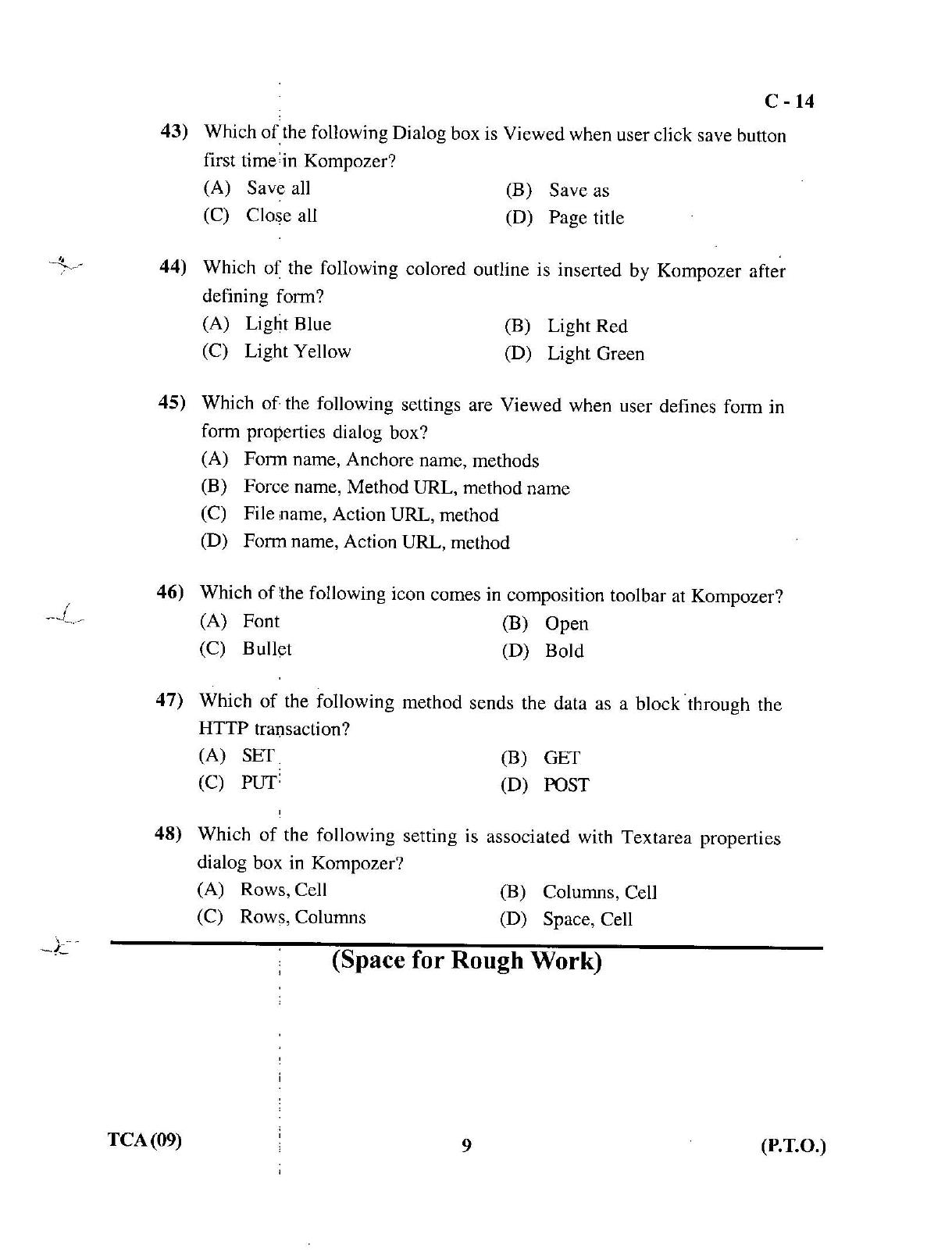 Gujarat Board Class 12th Question Paper March 2019: 331 (E) - Page 9
