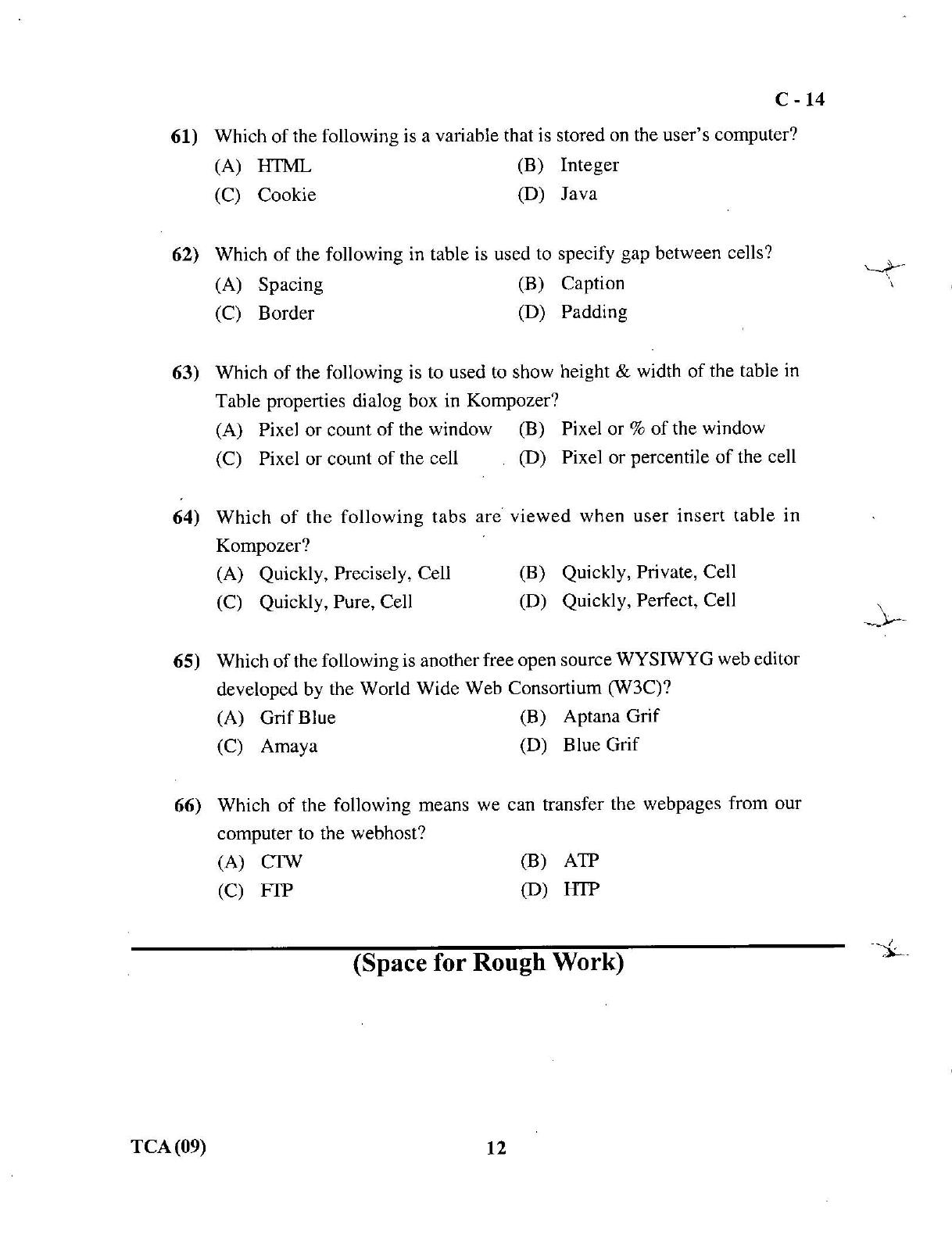 Gujarat Board Class 12th Question Paper March 2019: 331 (E) - Page 12