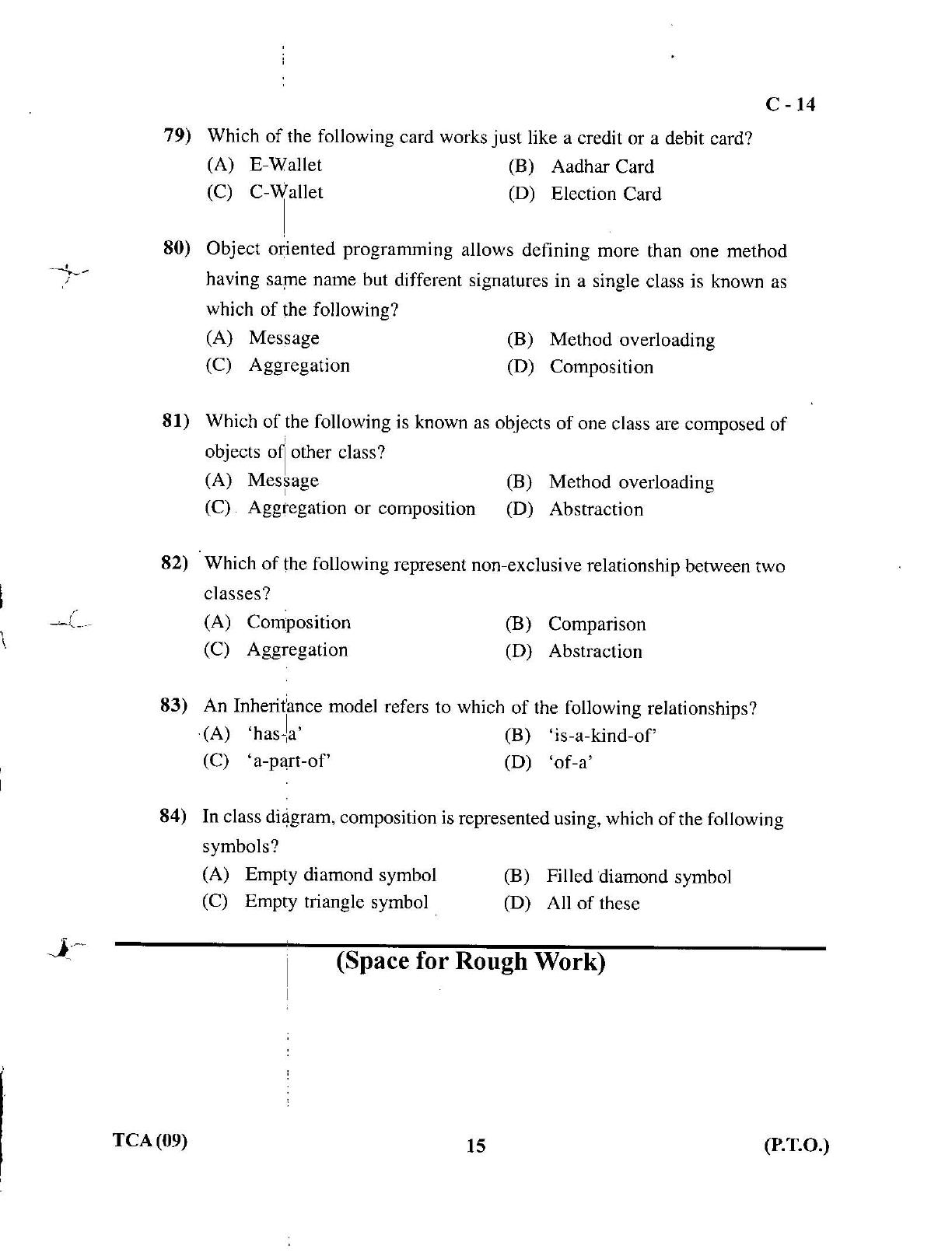 Gujarat Board Class 12th Question Paper March 2019: 331 (E) - Page 15