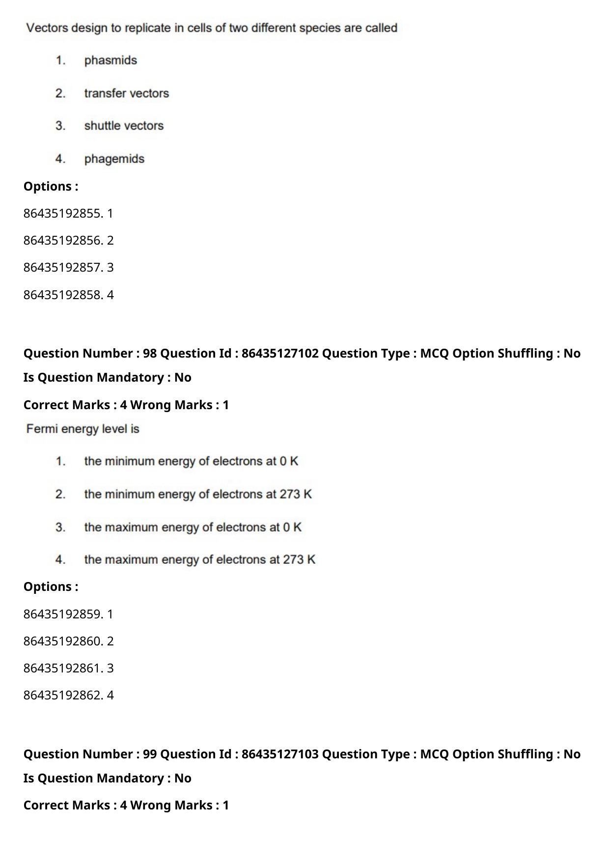 CUET PG 2021 PGQP50 Question Paper - Page 51