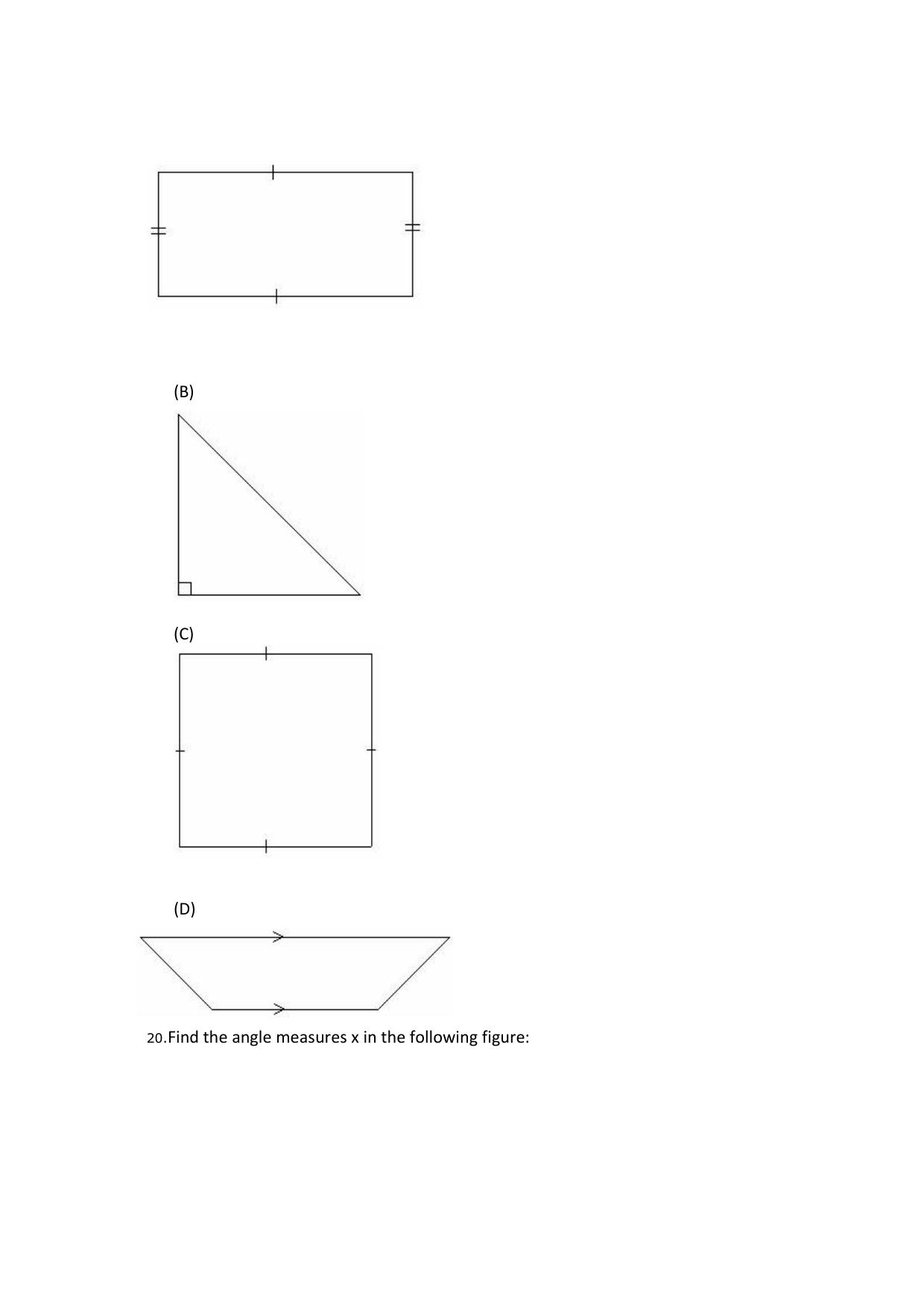 CBSE Worksheets for Class 8 Mathematics Understanding Quadrilaterals Assignment 10 - Page 7