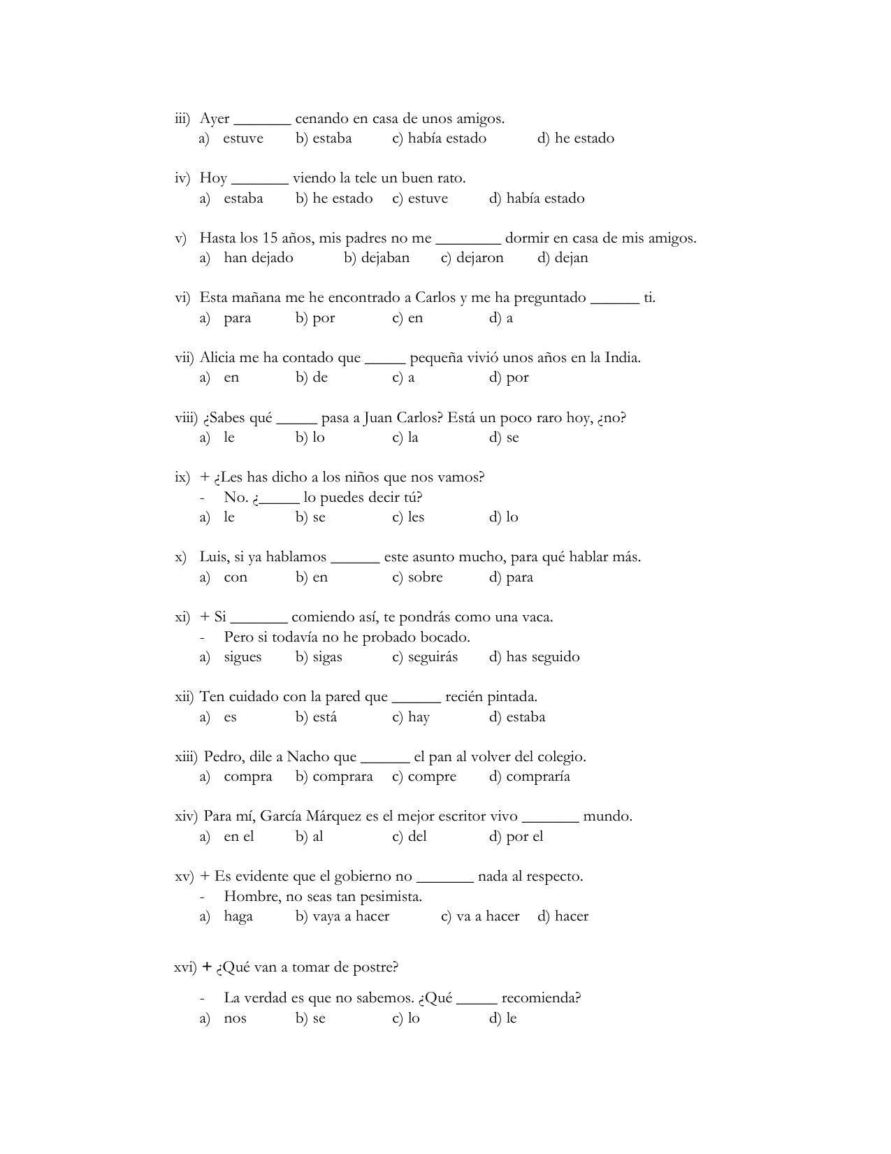 CBSE Class 12th Spanish Sample Question Paper 2021-22 - Page 2