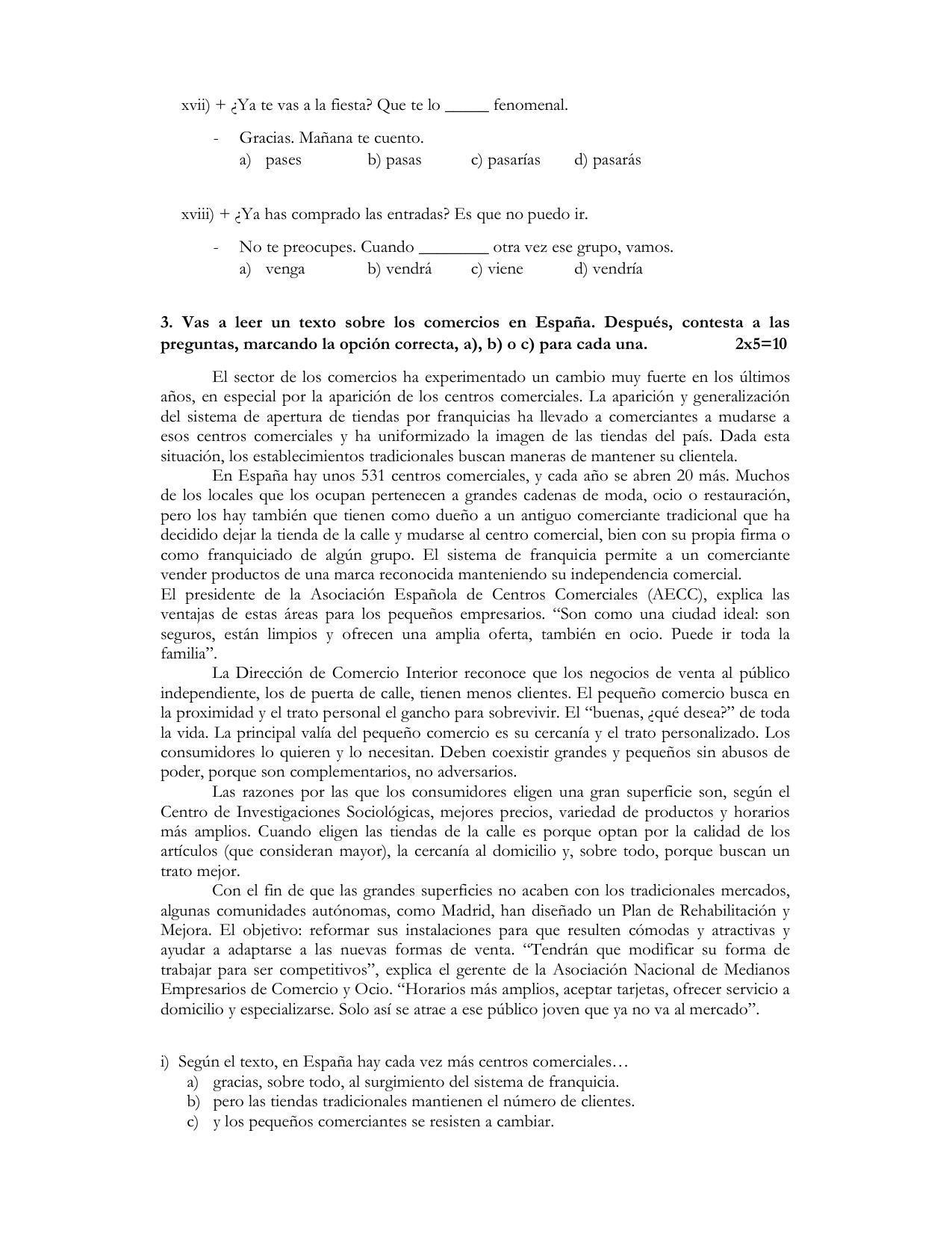 CBSE Class 12th Spanish Sample Question Paper 2021-22 - Page 3