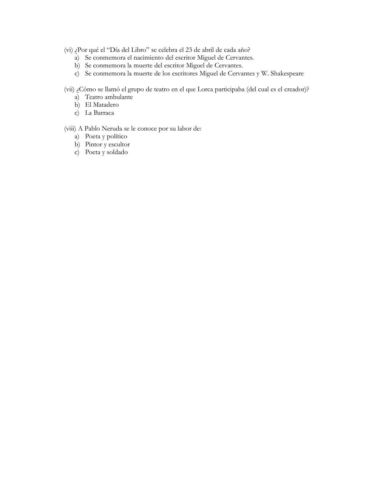 CBSE Class 12th Spanish Sample Question Paper 2021-22 - Page 5