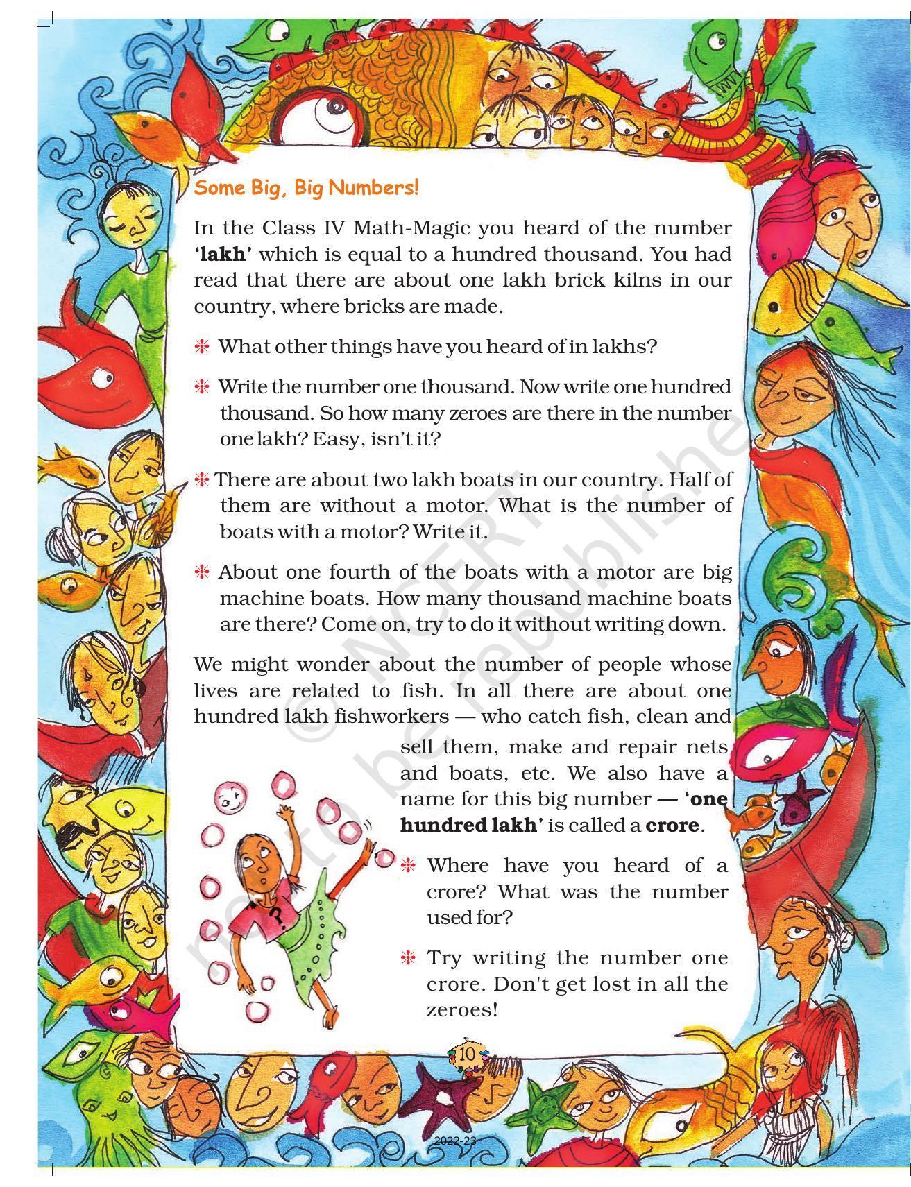 NCERT Book for Class 5 Maths Chapter 1 The fish Tale - Page 10