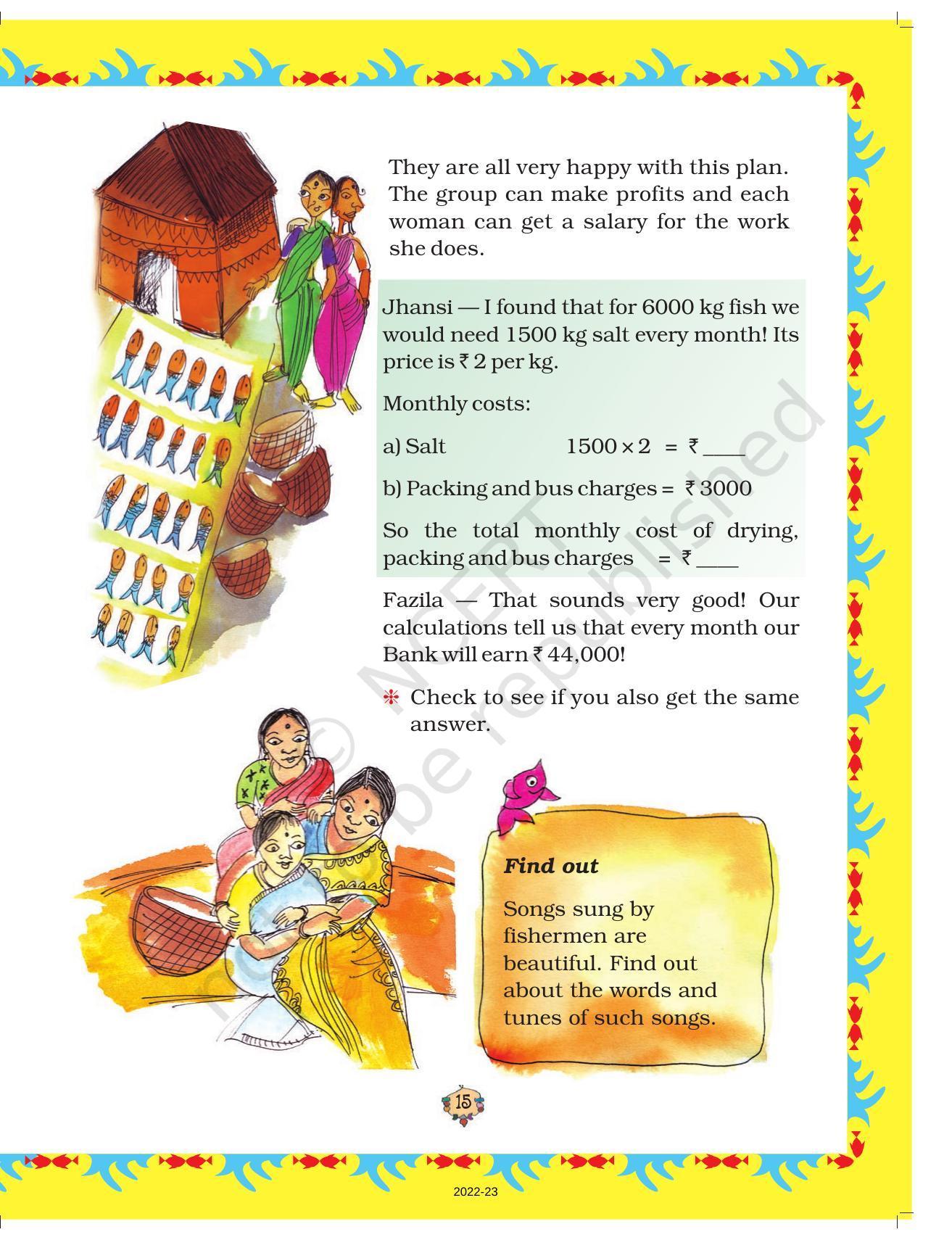 NCERT Book for Class 5 Maths Chapter 1 The fish Tale - Page 15